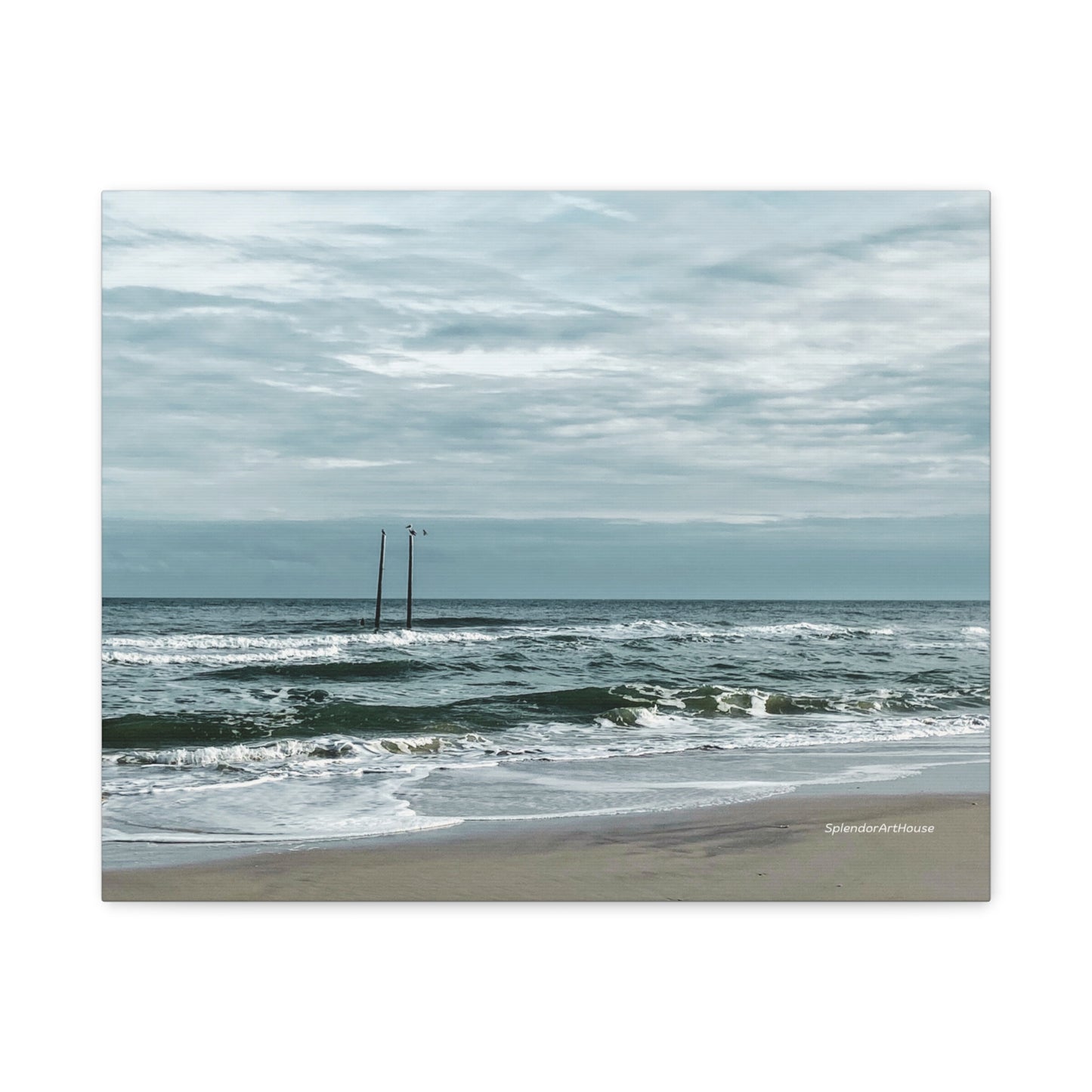 Ocean, Matte Canvas, Stretched, 1.25"