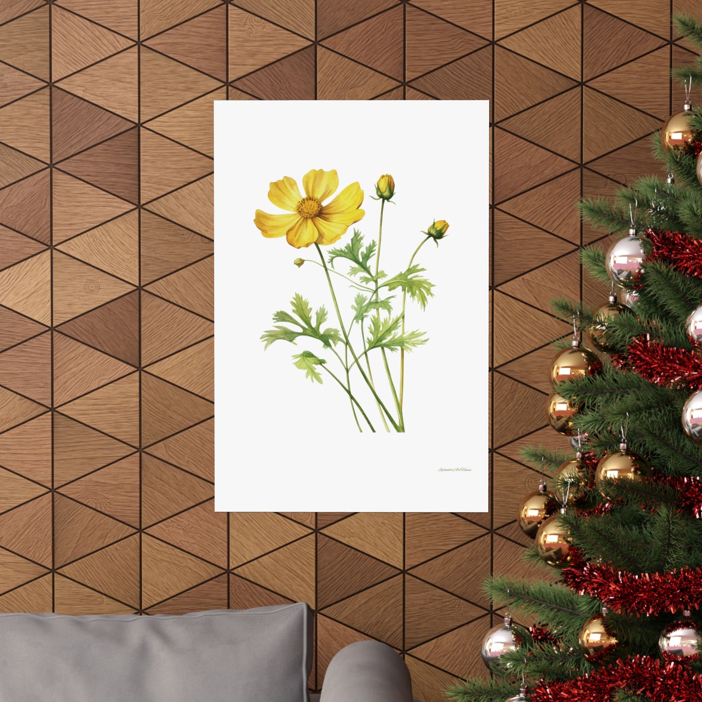Floral, Matte Vertical Poster