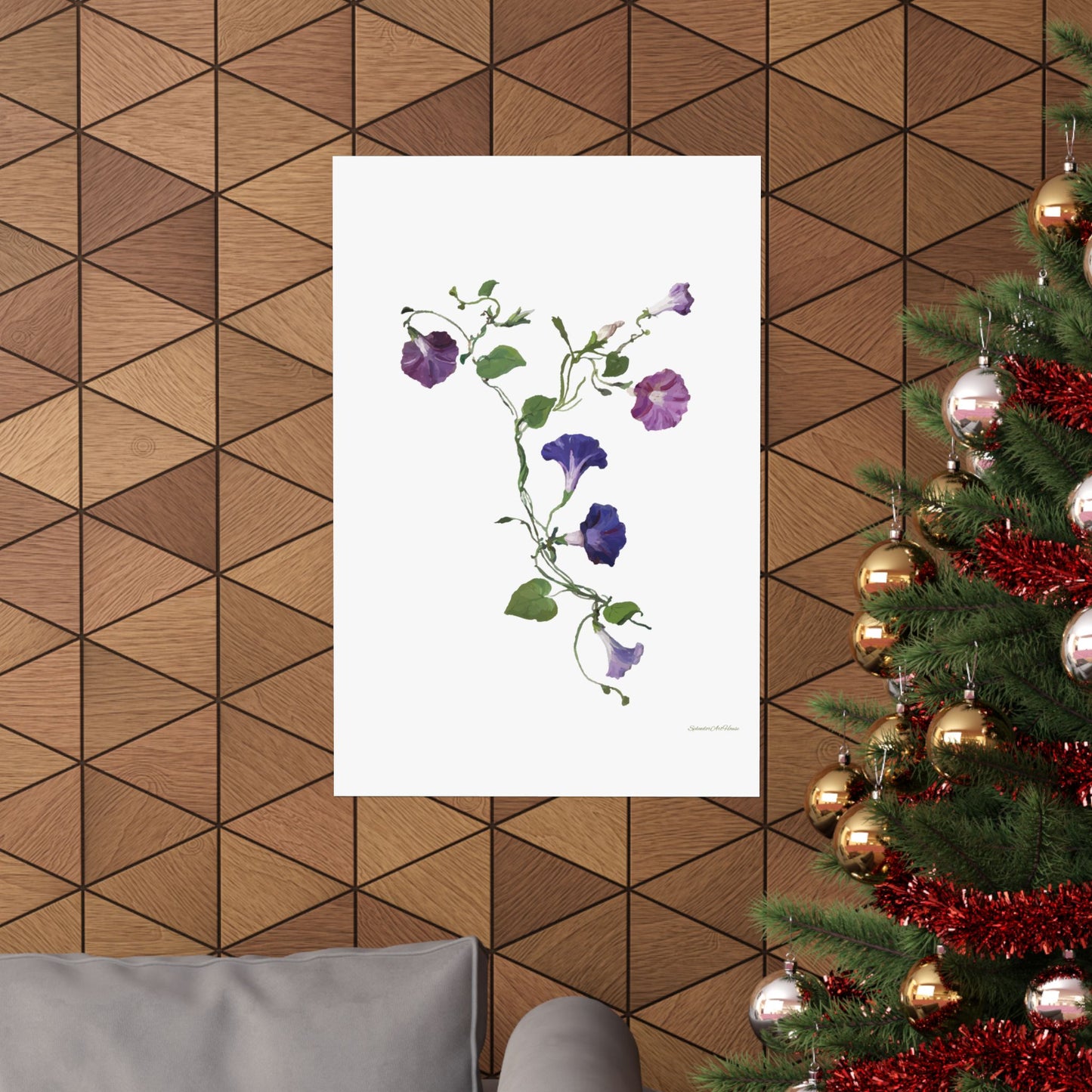 Floral, Matte Vertical Poster