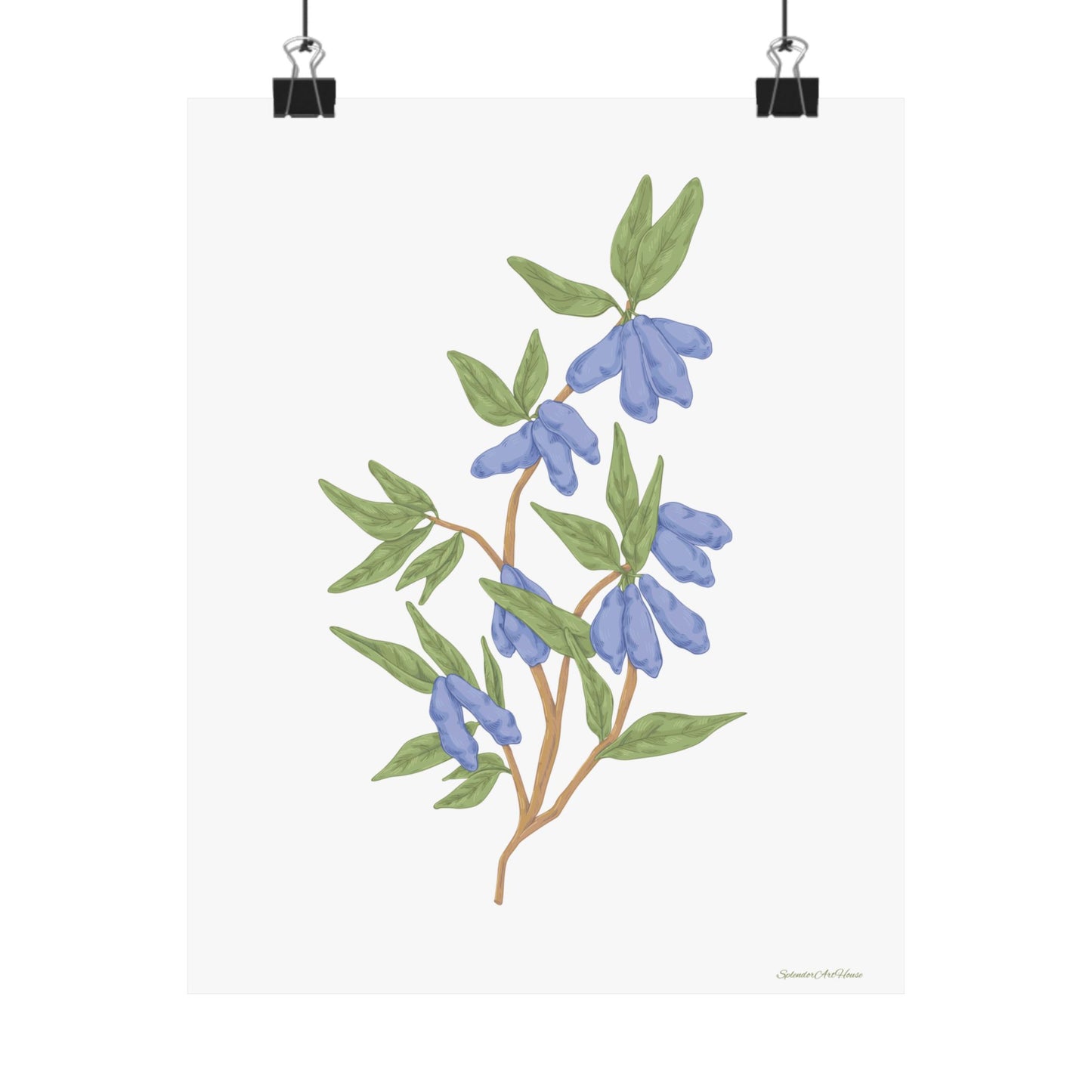 Floral, Matte Vertical Poster