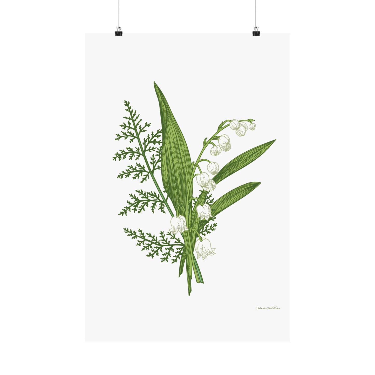 Floral, Matte Vertical Poster