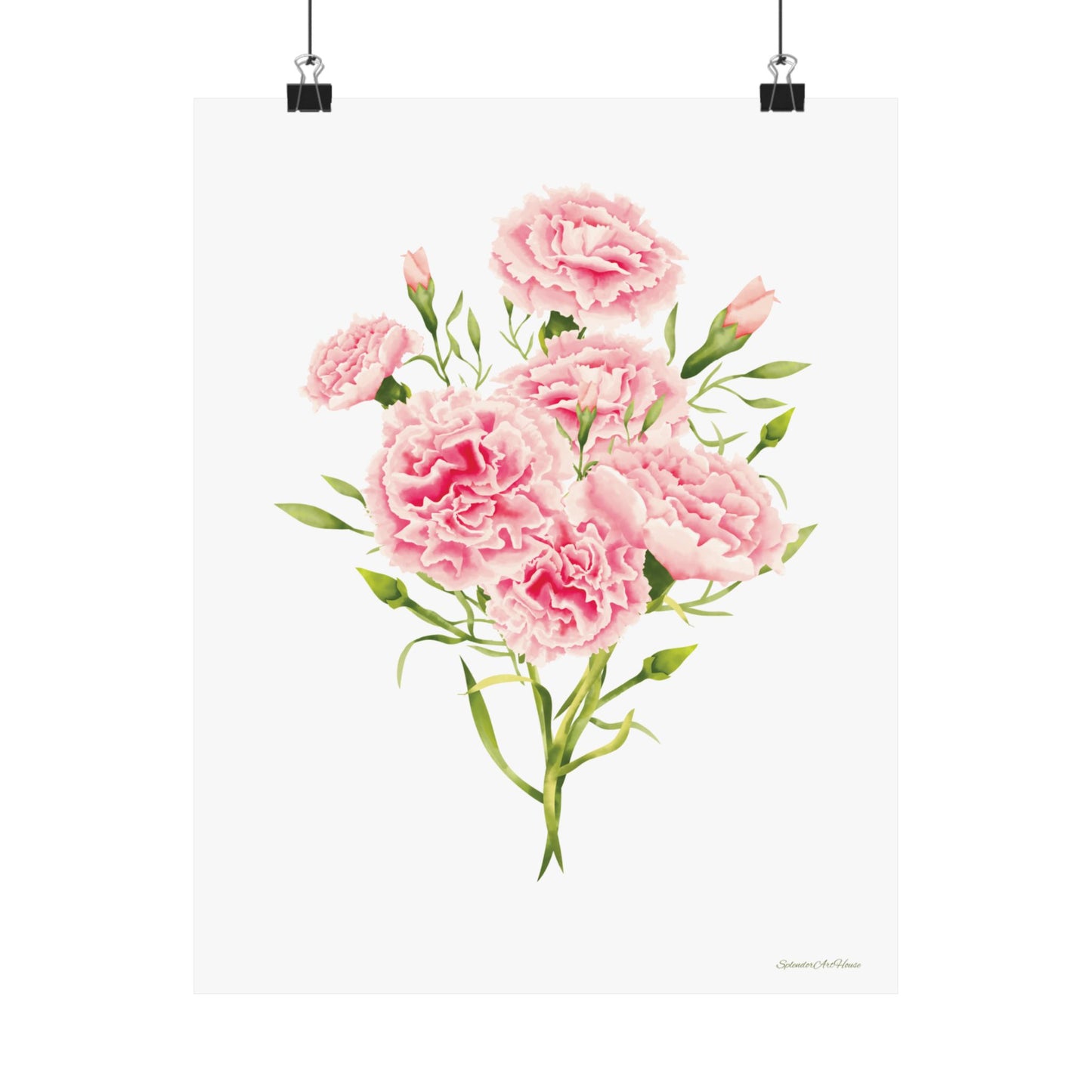 Floral, Matte Vertical Poster