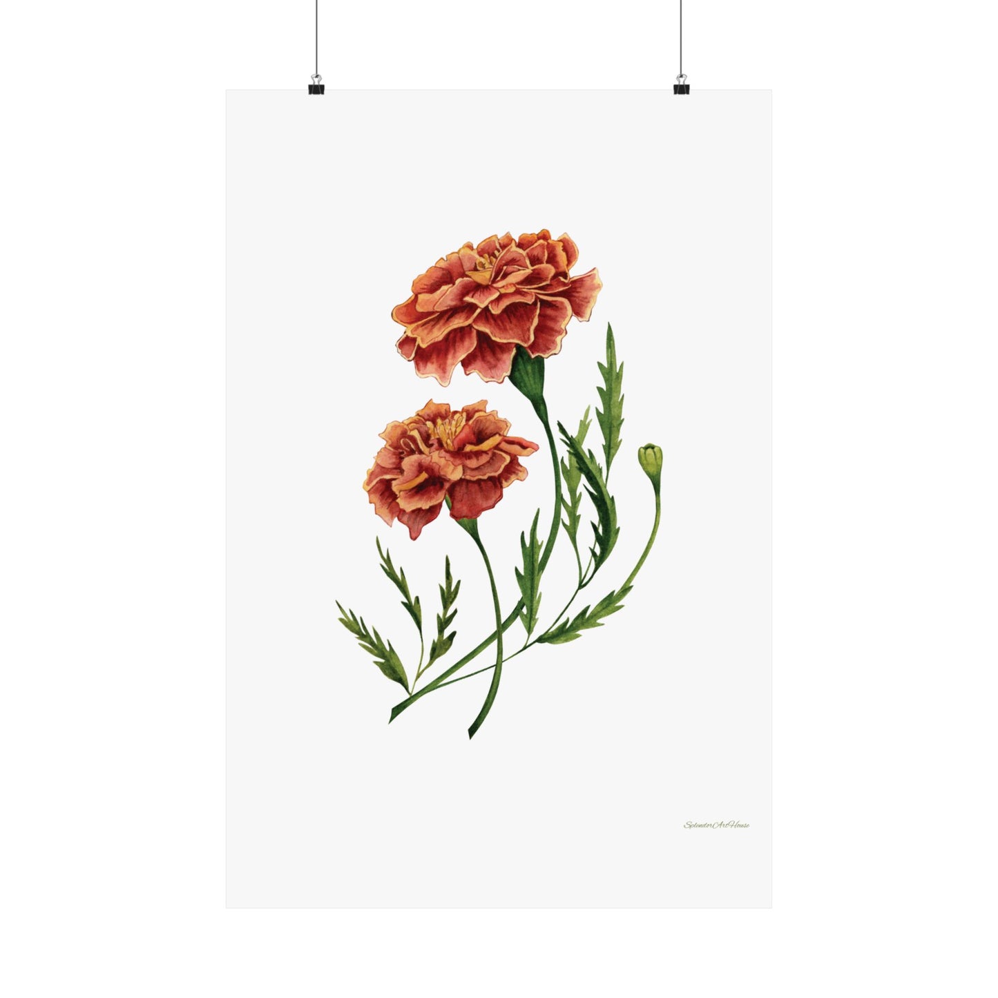 Floral, Matte Vertical Poster