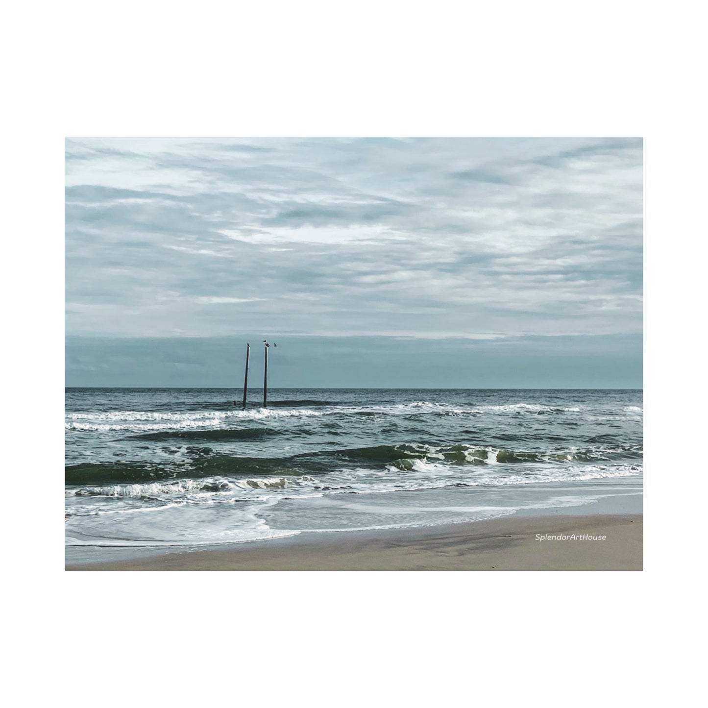 Ocean, Matte Canvas, Stretched, 1.25"