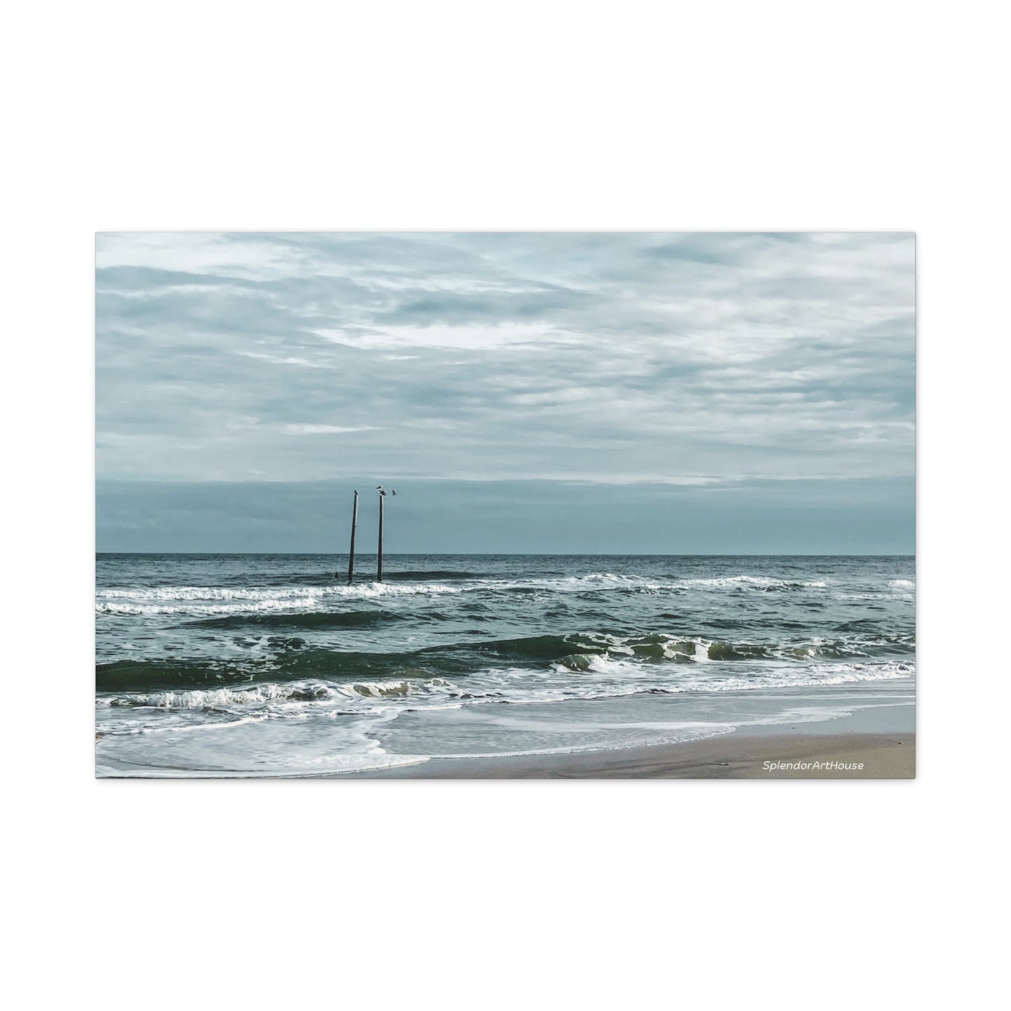Ocean, Matte Canvas, Stretched, 1.25"