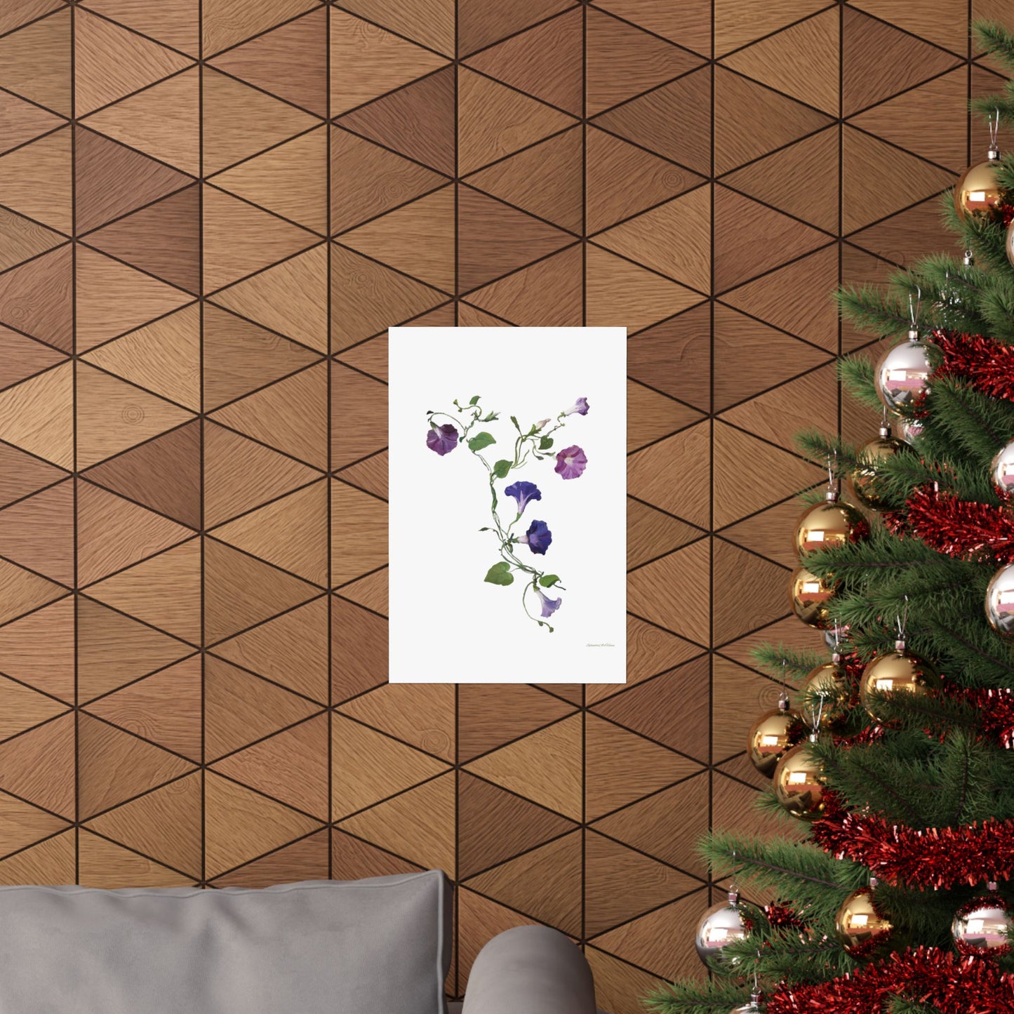 Floral, Matte Vertical Poster