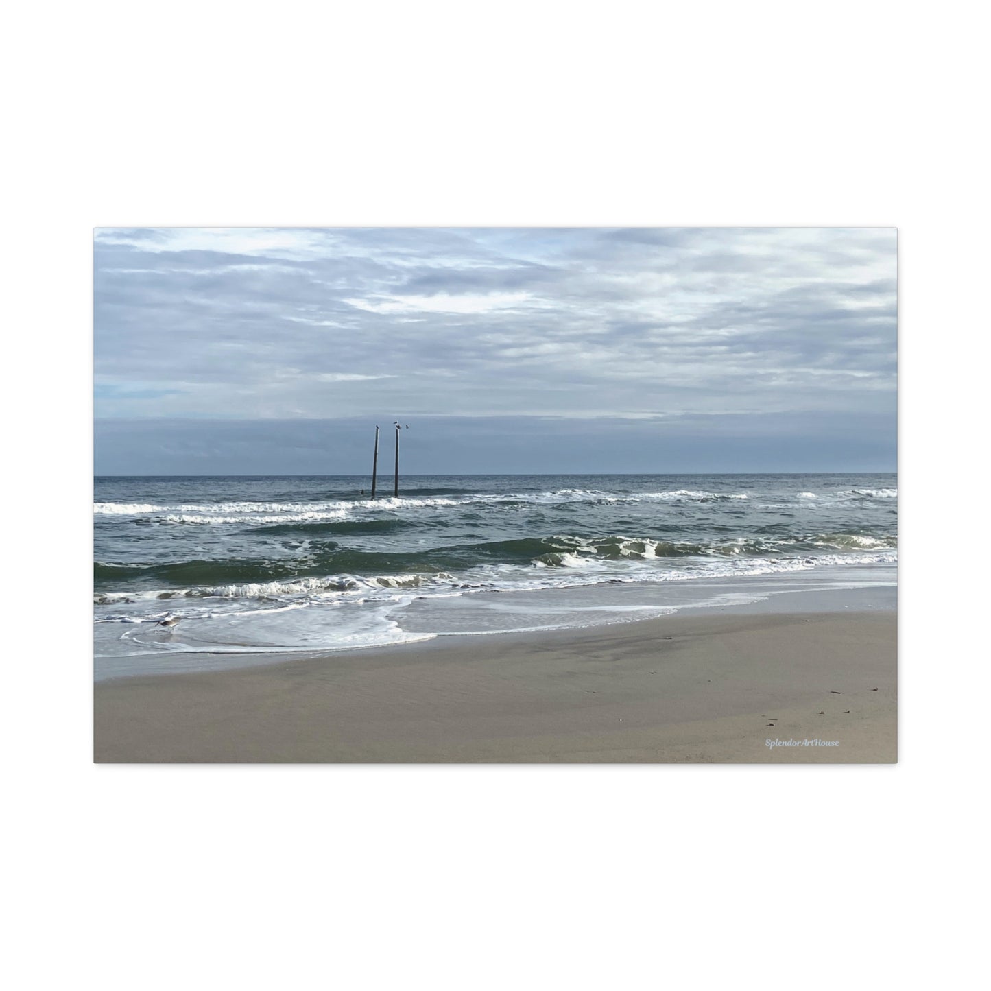 Ocean, Matte Canvas, Stretched, 1.25"