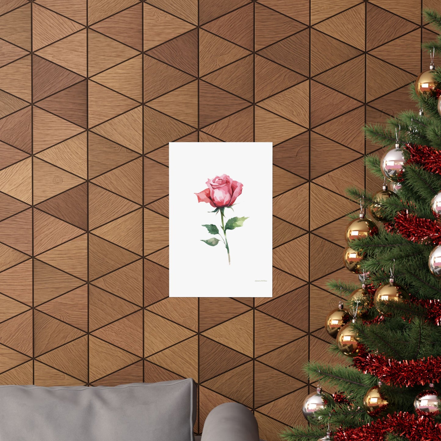 Floral, Matte Vertical Poster