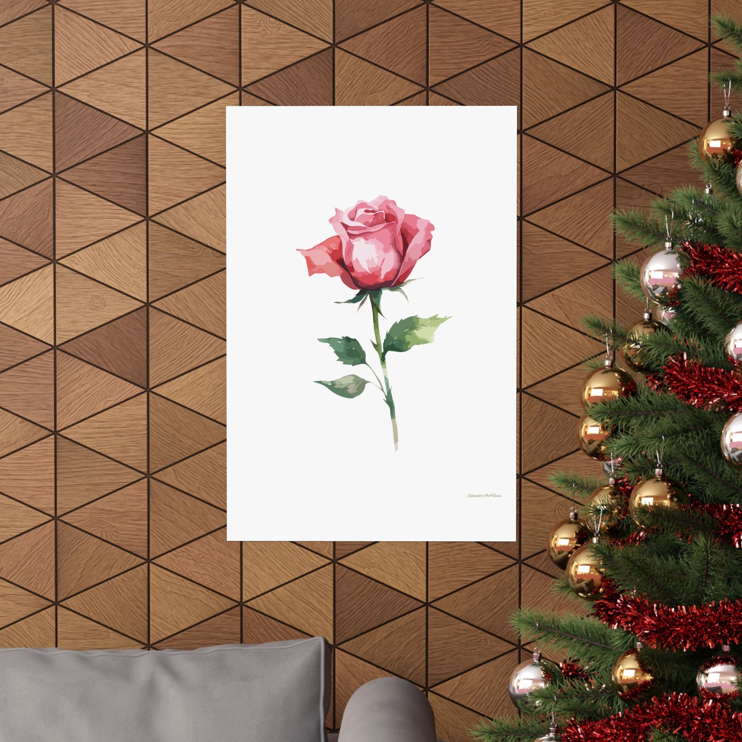 Floral, Matte Vertical Poster