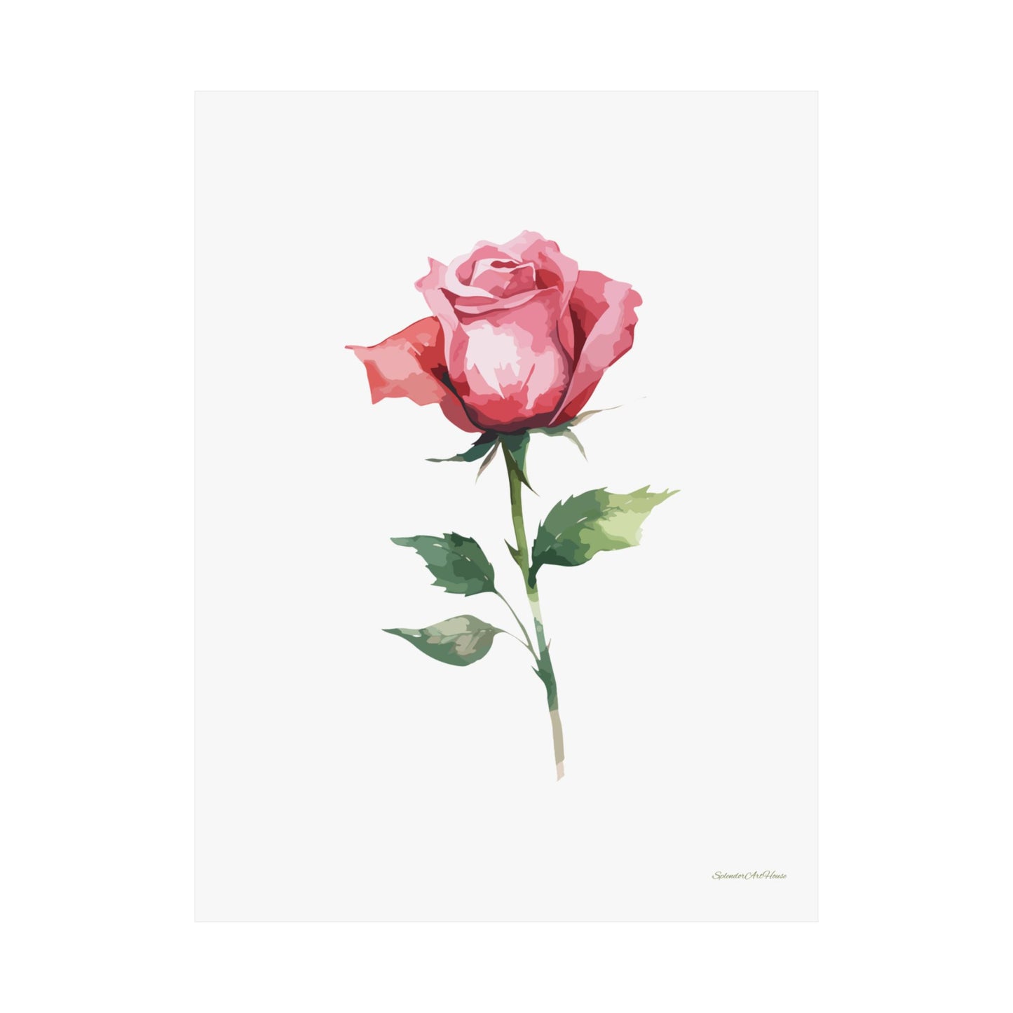 Floral, Matte Vertical Poster