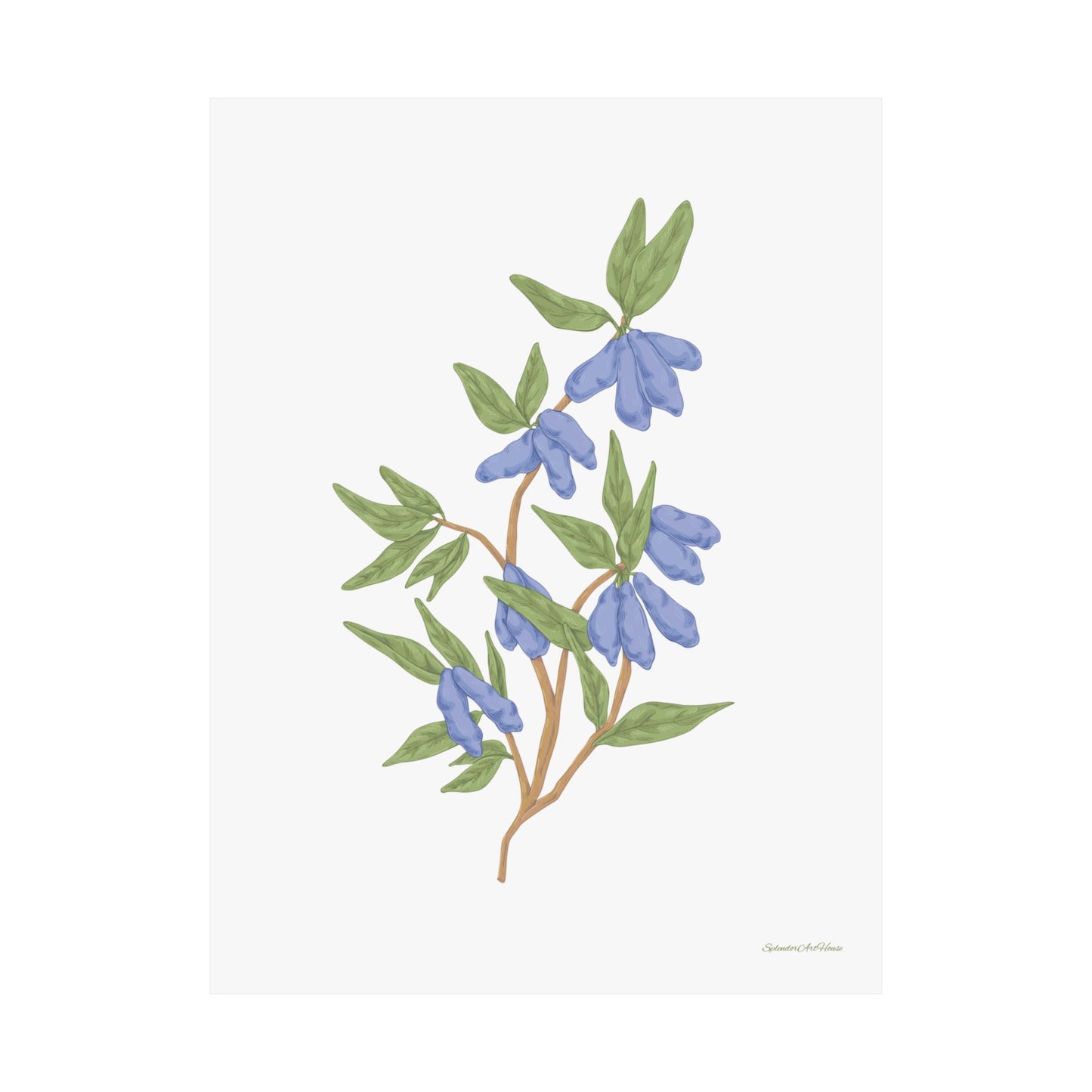 Floral, Matte Vertical Poster