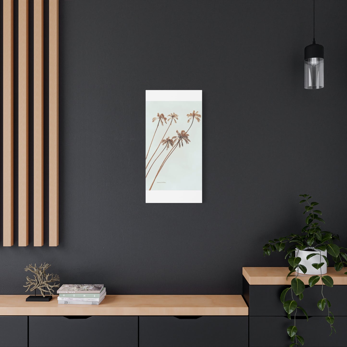 Palm Tree, Matte Canvas, Stretched, 1.25"