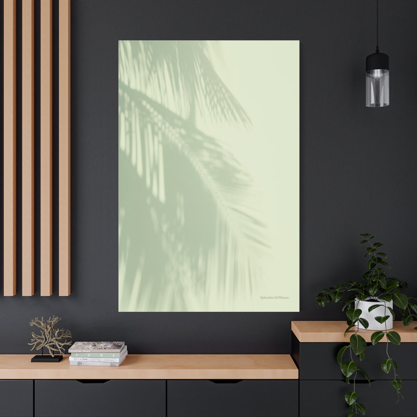 Palm Tree, Matte Canvas, Stretched, 1.25"