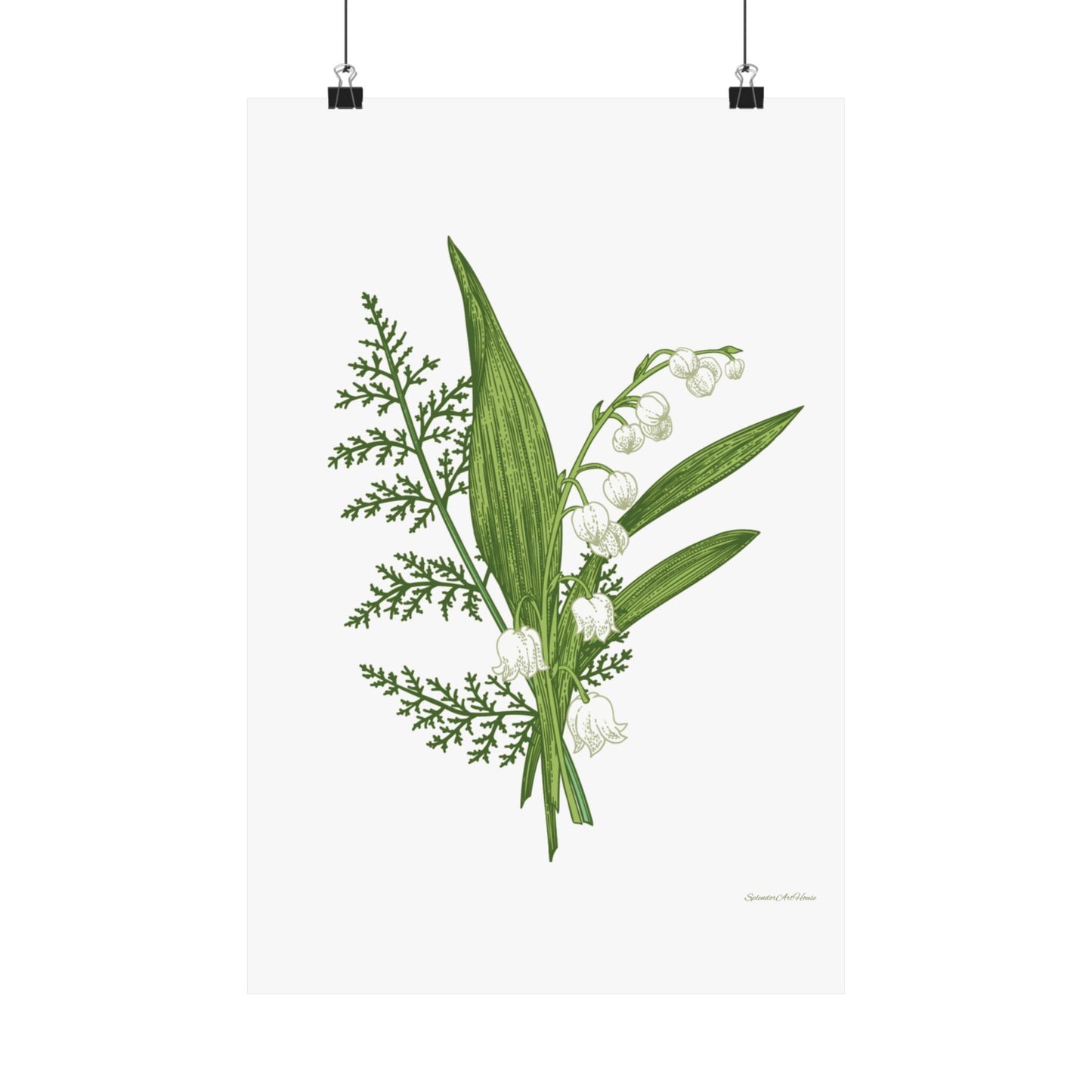 Floral, Matte Vertical Poster