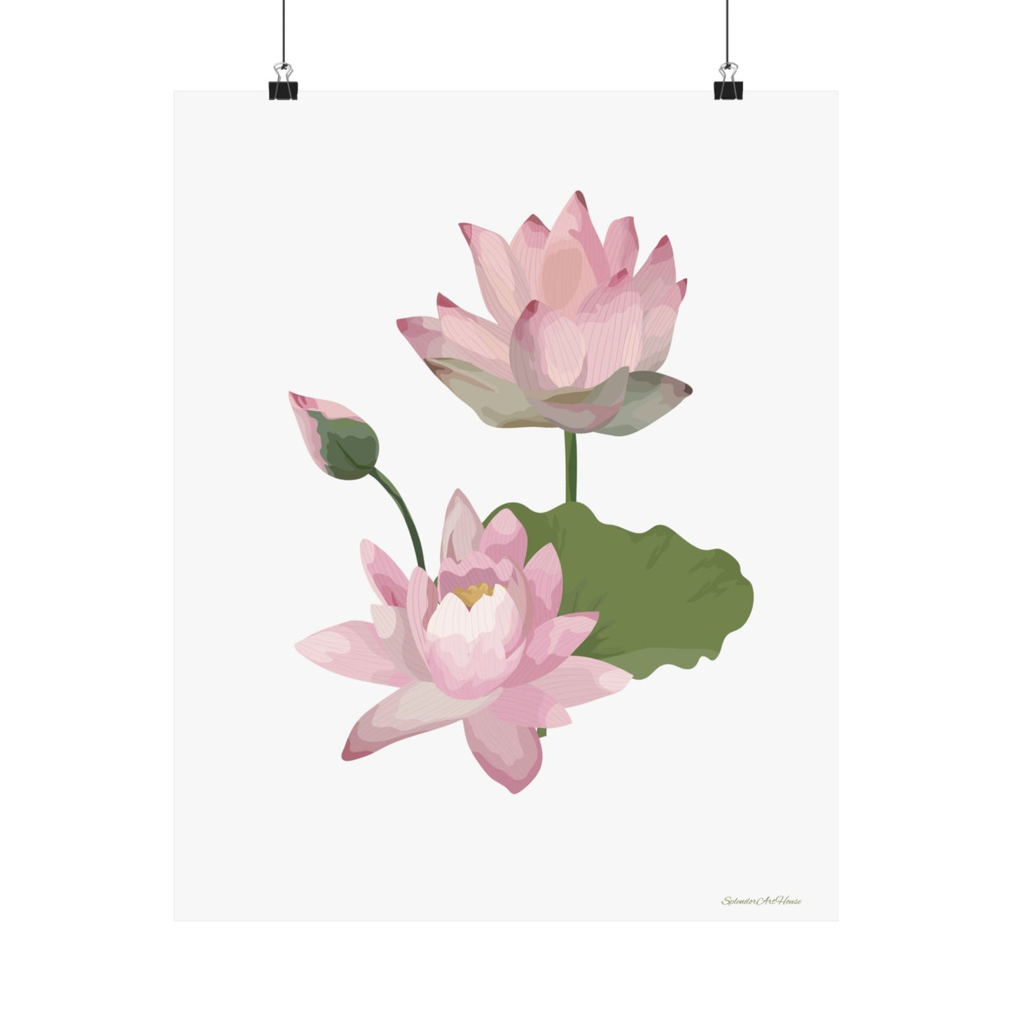 Floral, Matte Vertical Poster