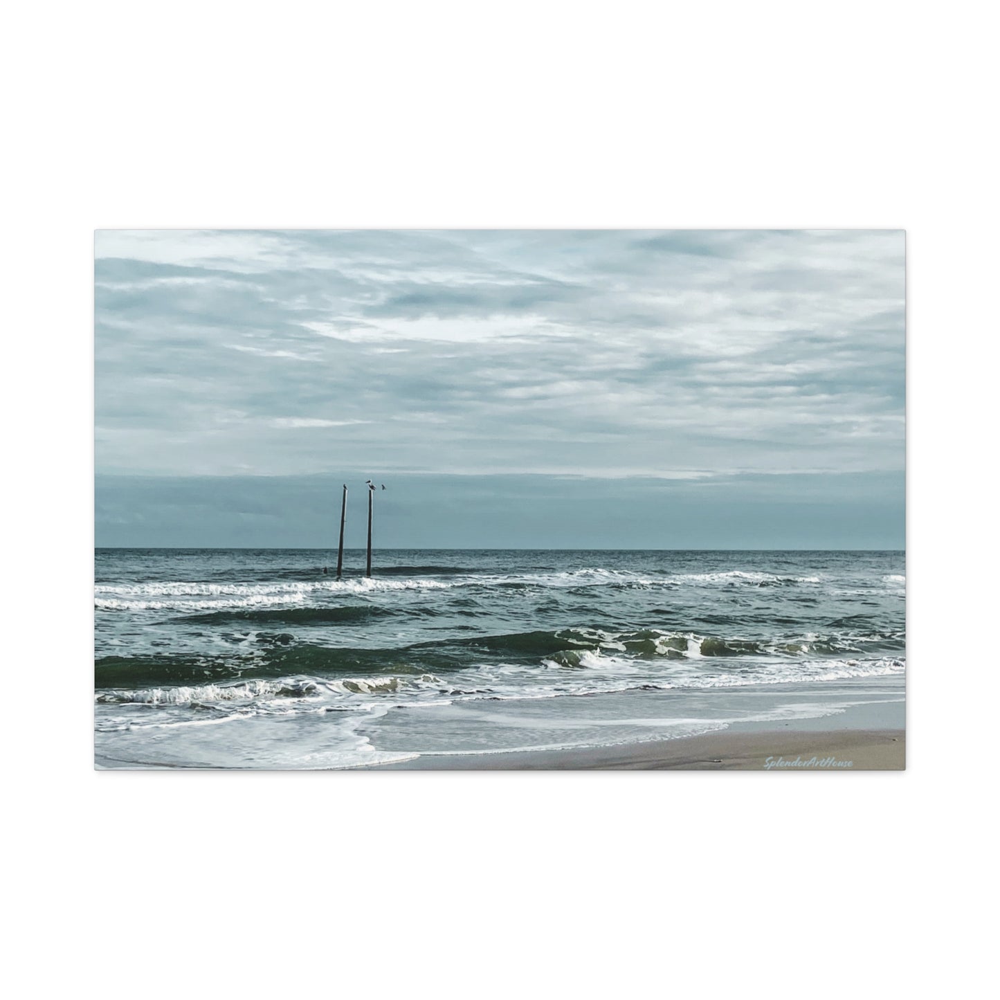 Ocean, Matte Canvas, Stretched, 1.25"