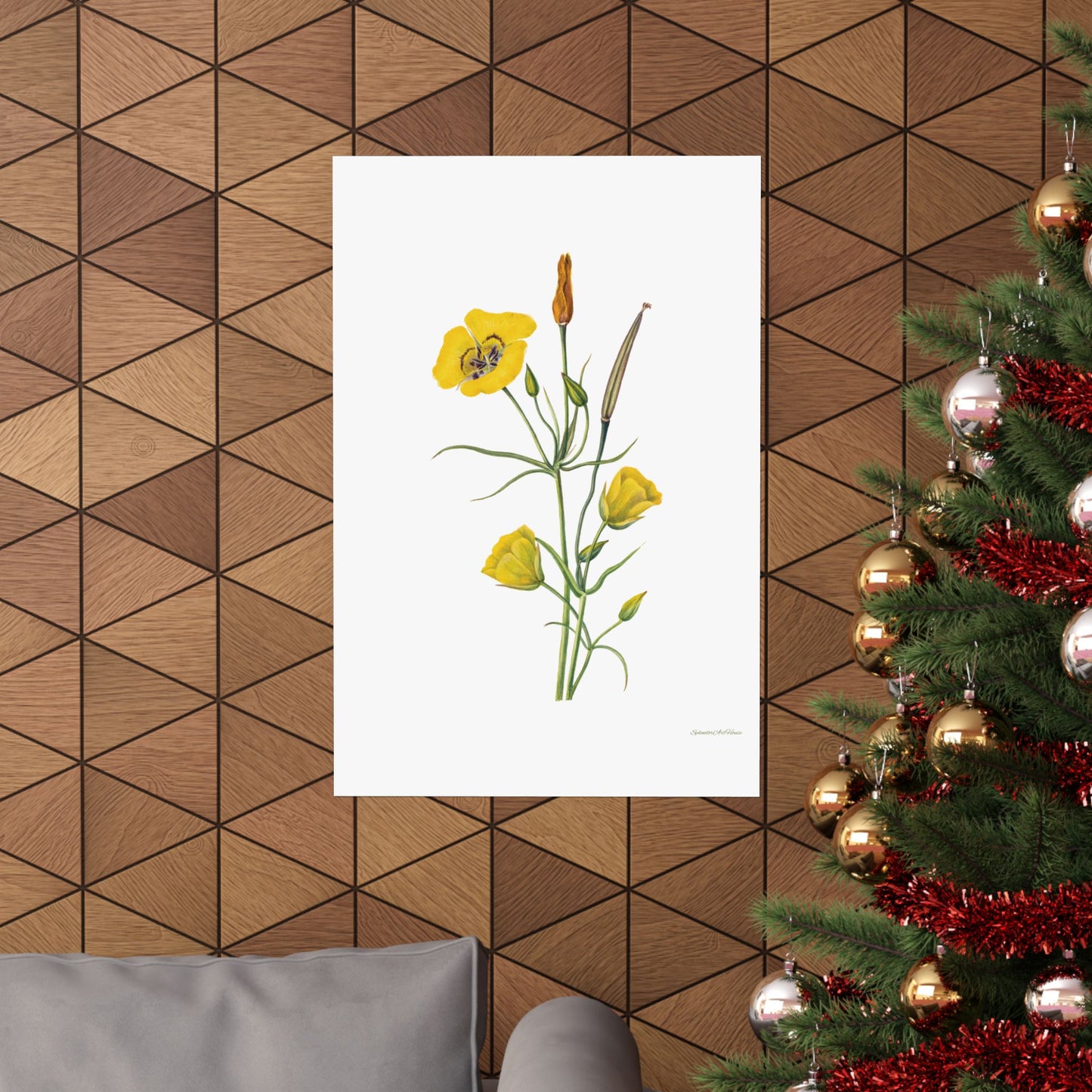 Floral, Matte Vertical Poster