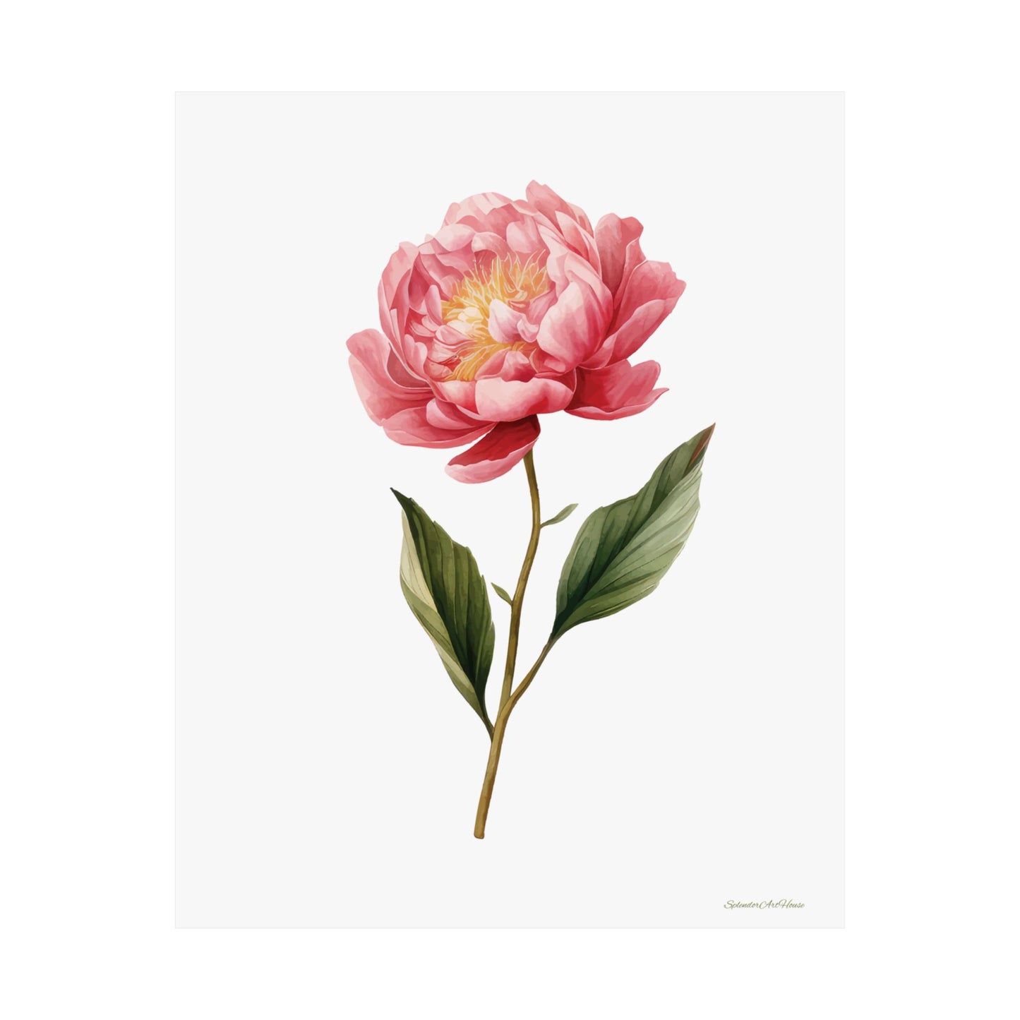 Floral, Matte Vertical Poster