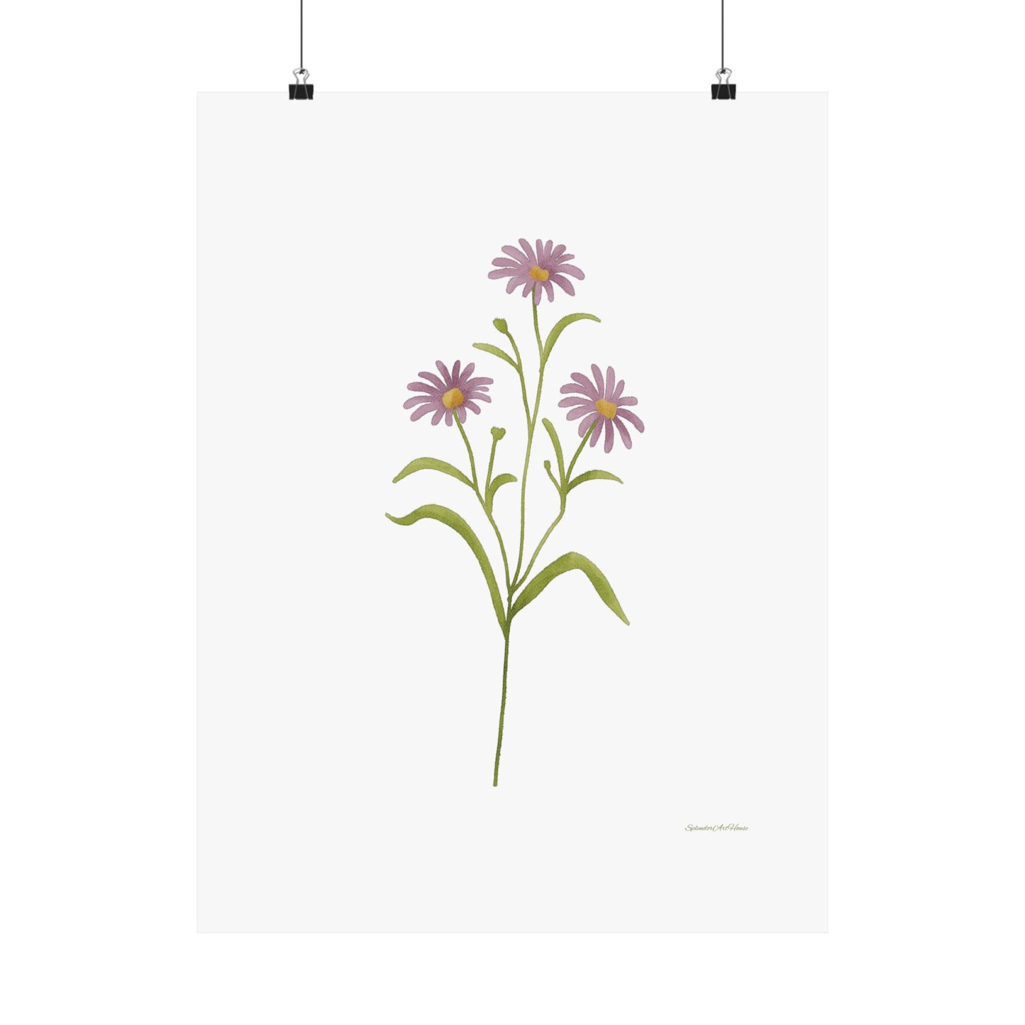 Floral, Matte Vertical Poster