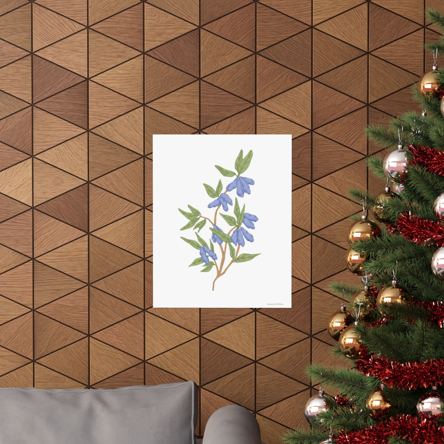 Floral, Matte Vertical Poster