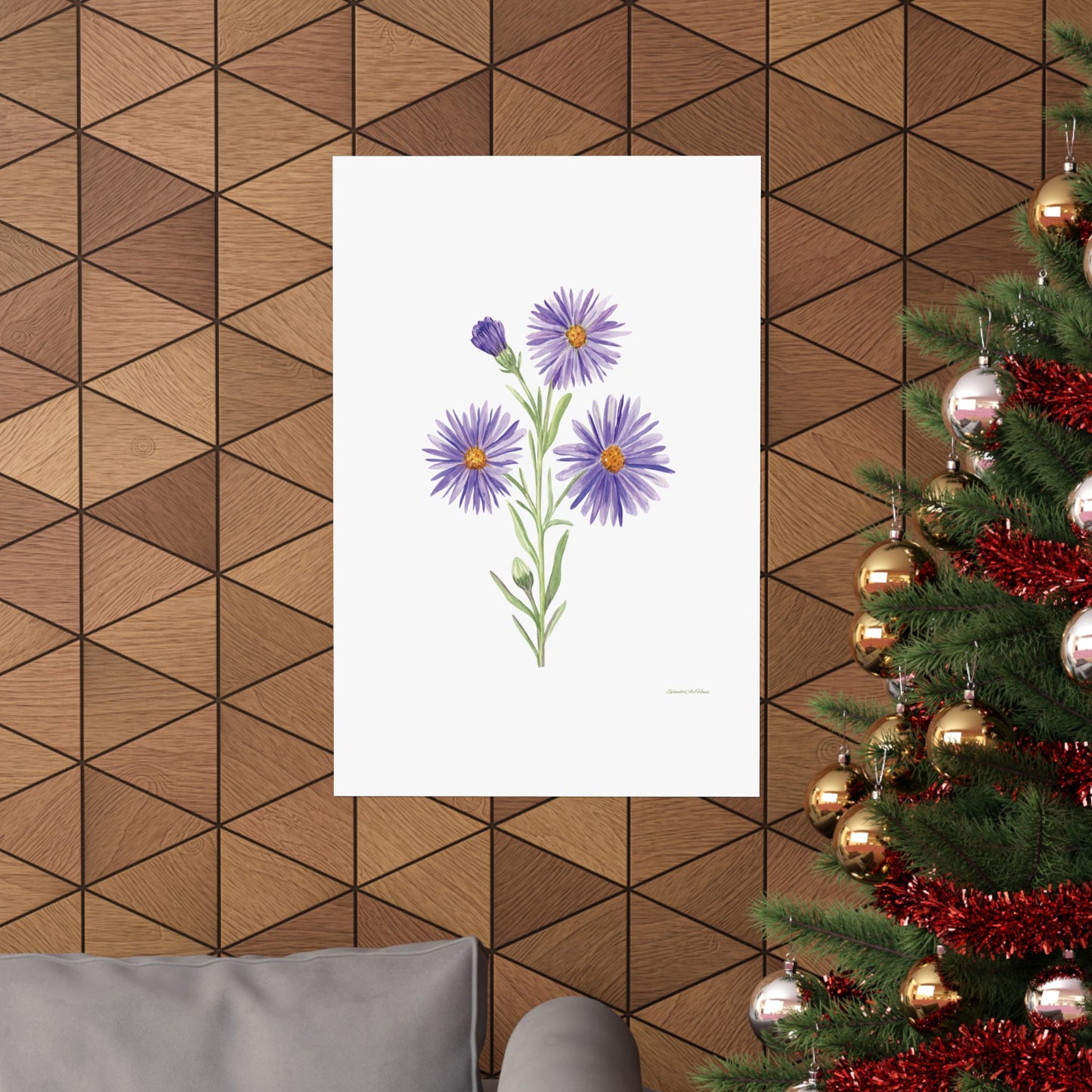 Floral, Matte Vertical Poster