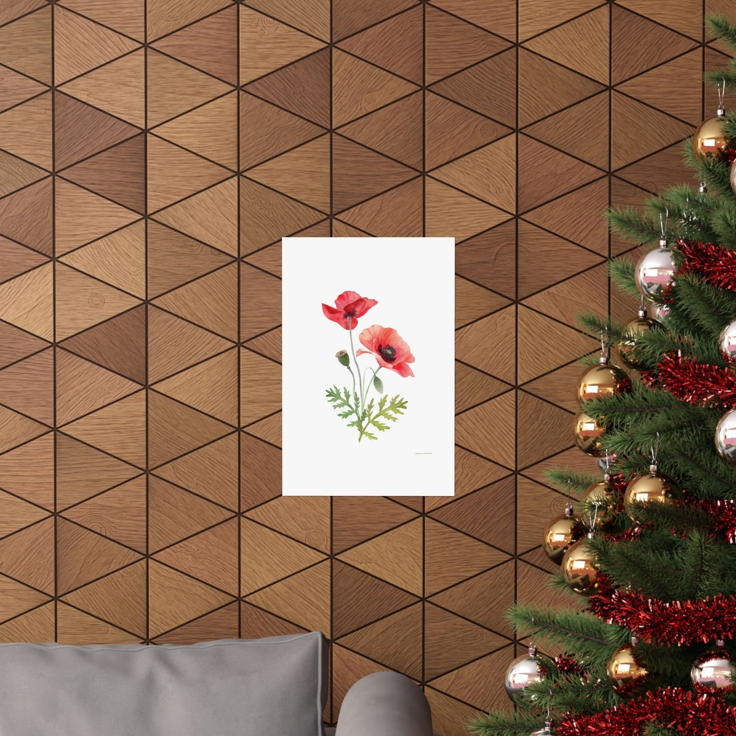 Floral, Matte Vertical Poster