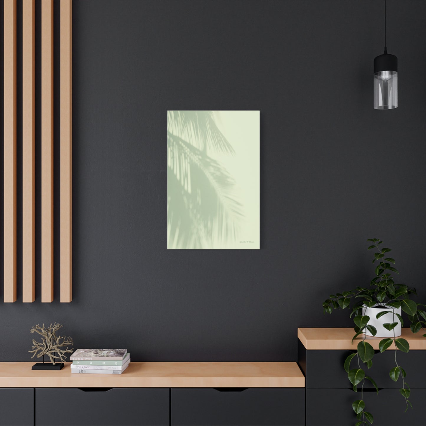 Palm Tree, Matte Canvas, Stretched, 1.25"