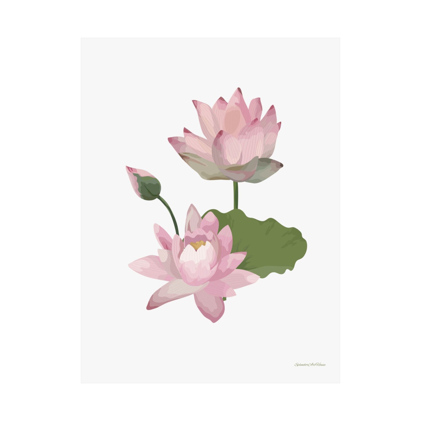 Floral, Matte Vertical Poster