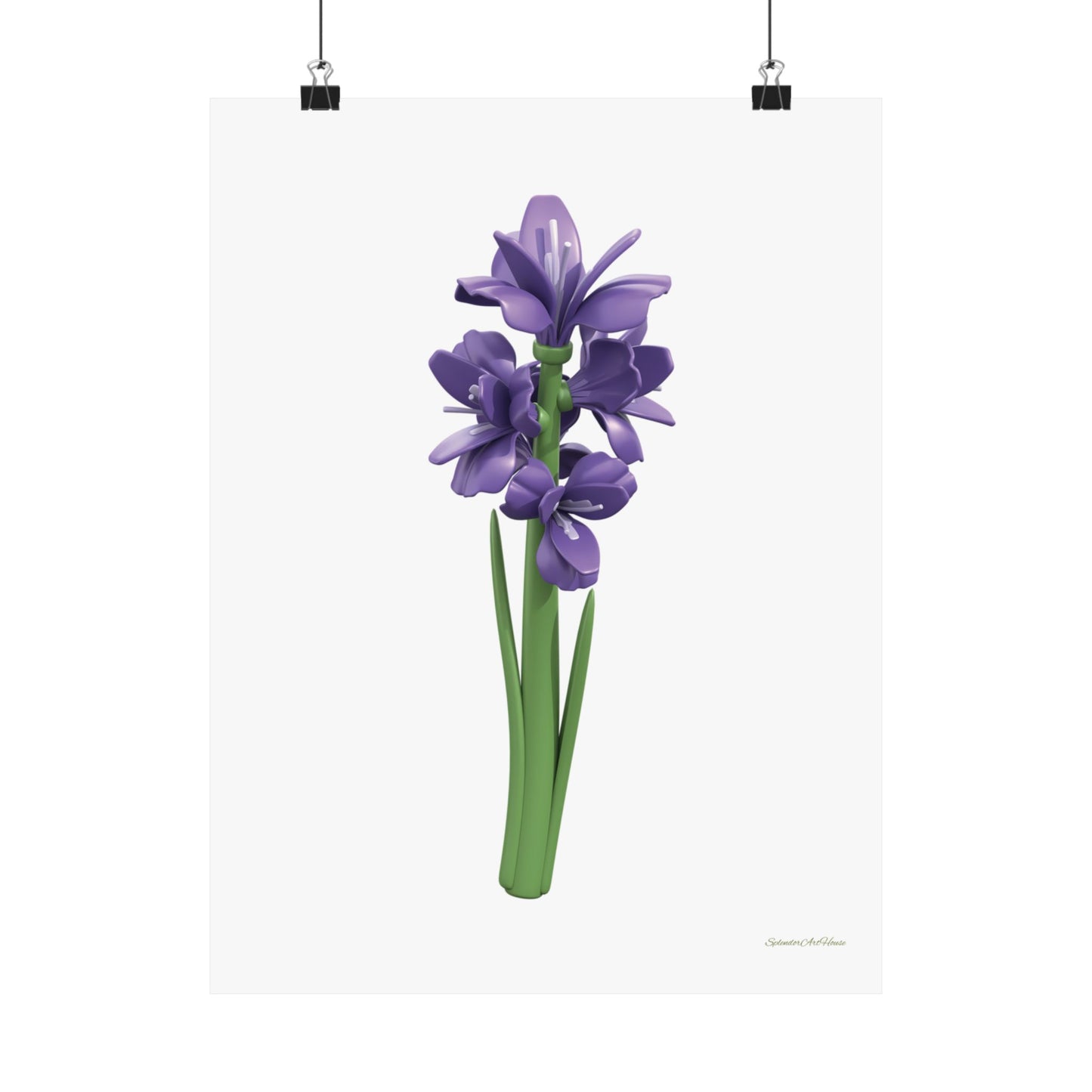 Floral, Matte Vertical Poster