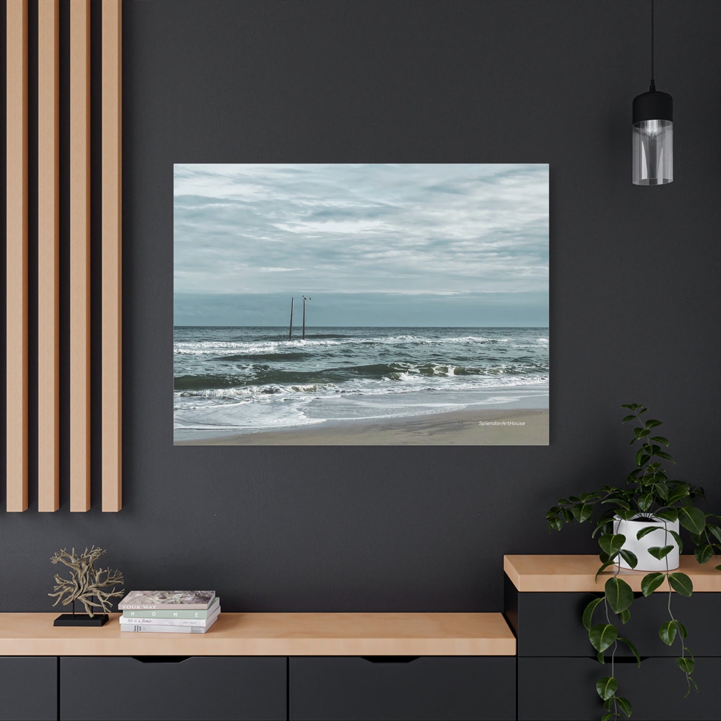 Ocean, Matte Canvas, Stretched, 1.25"