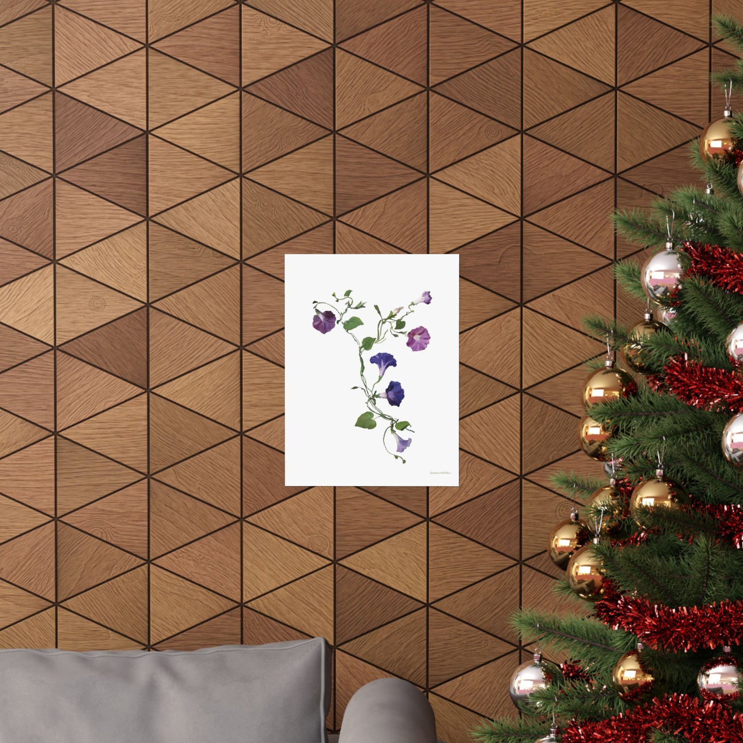 Floral, Matte Vertical Poster