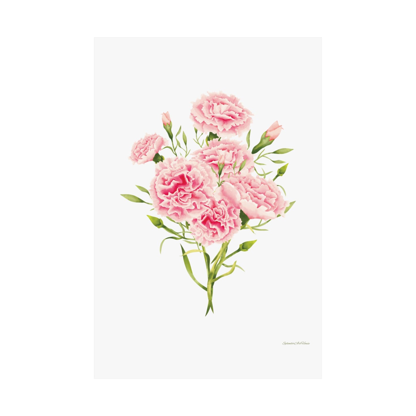 Floral, Matte Vertical Poster