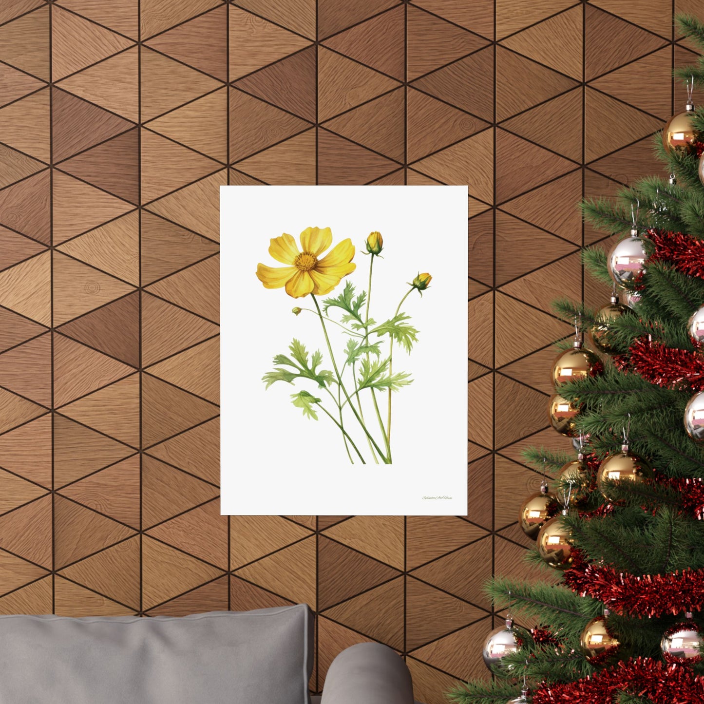 Floral, Matte Vertical Poster