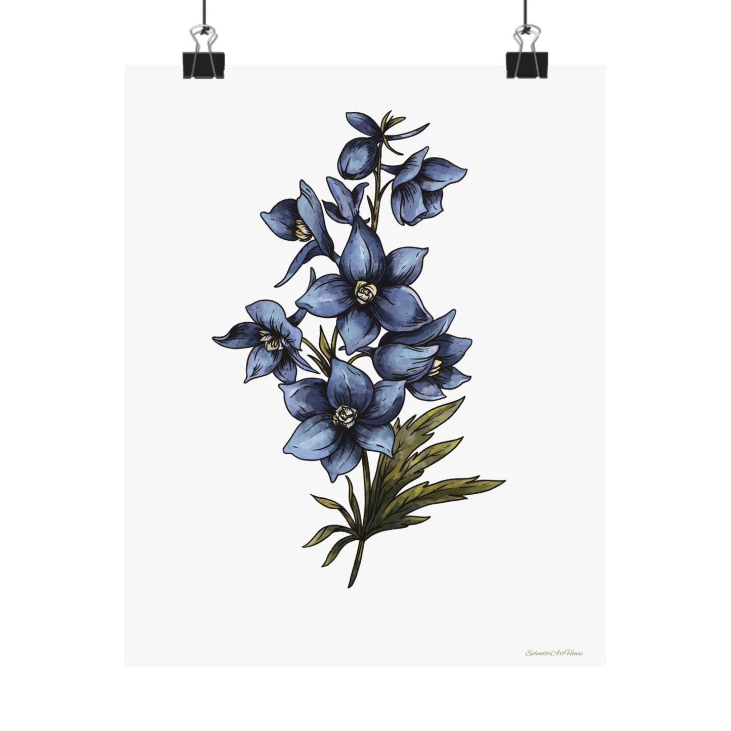 Floral, Matte Vertical Poster