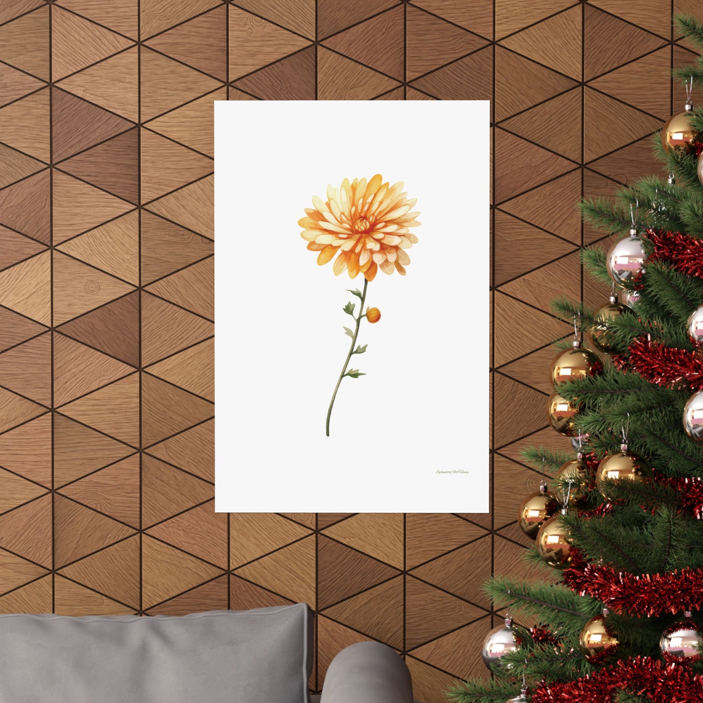 Floral, Matte Vertical Poster