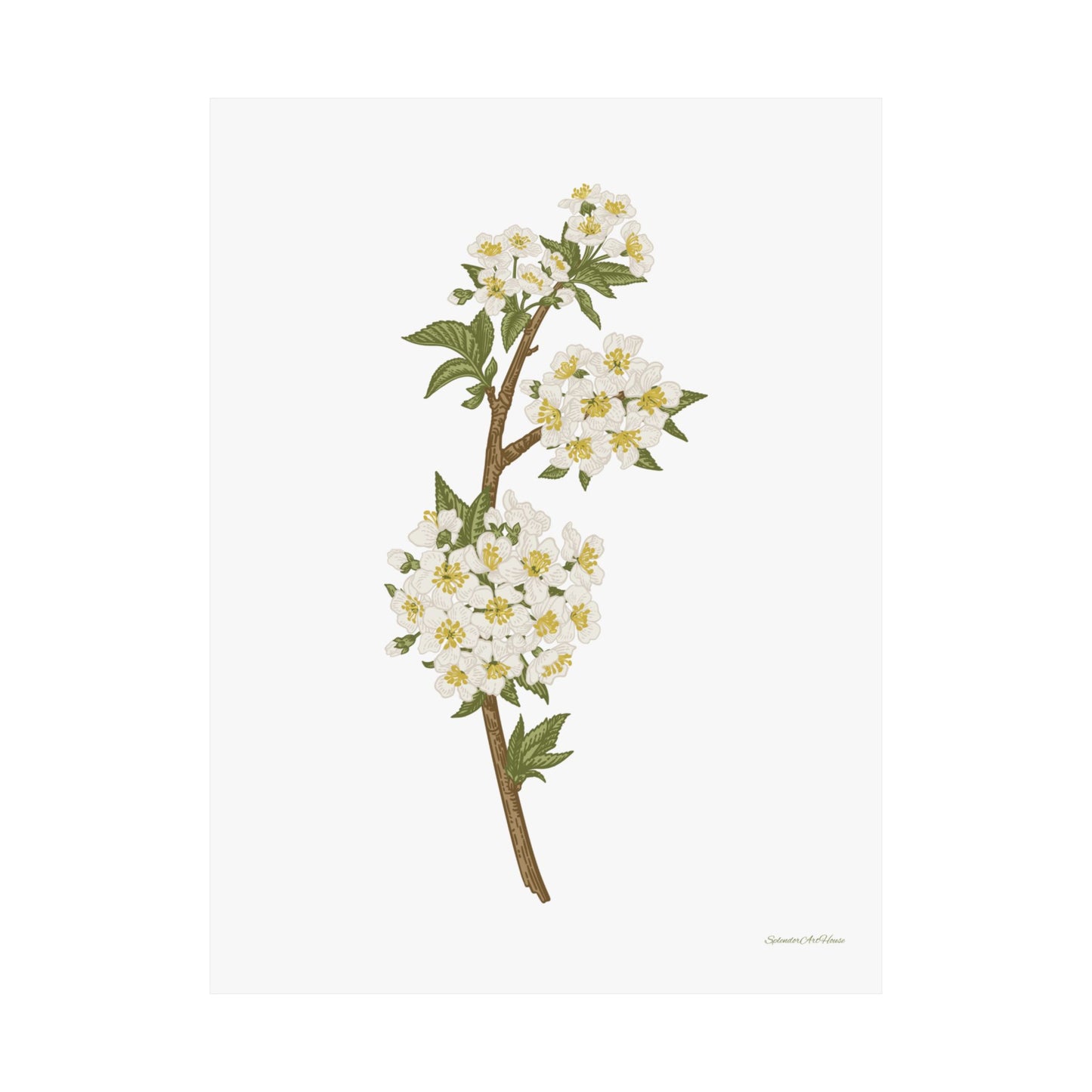 Floral, Matte Vertical Poster