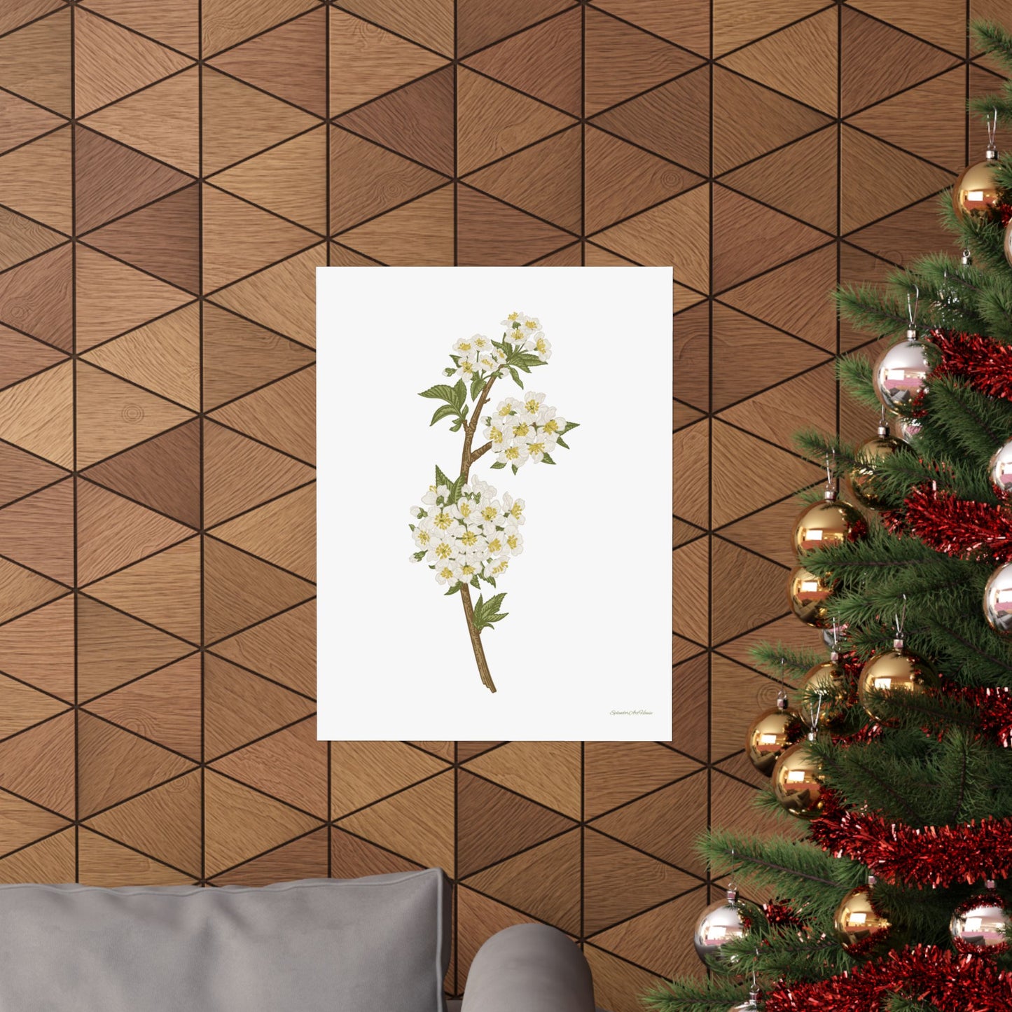 Floral, Matte Vertical Poster