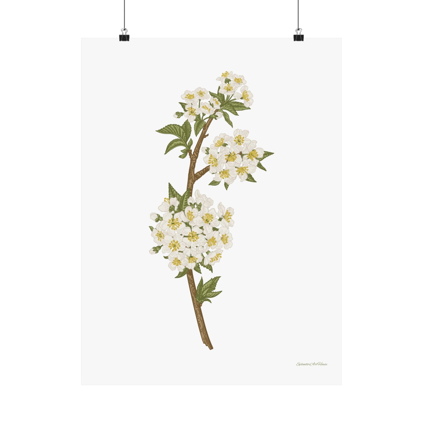 Floral, Matte Vertical Poster