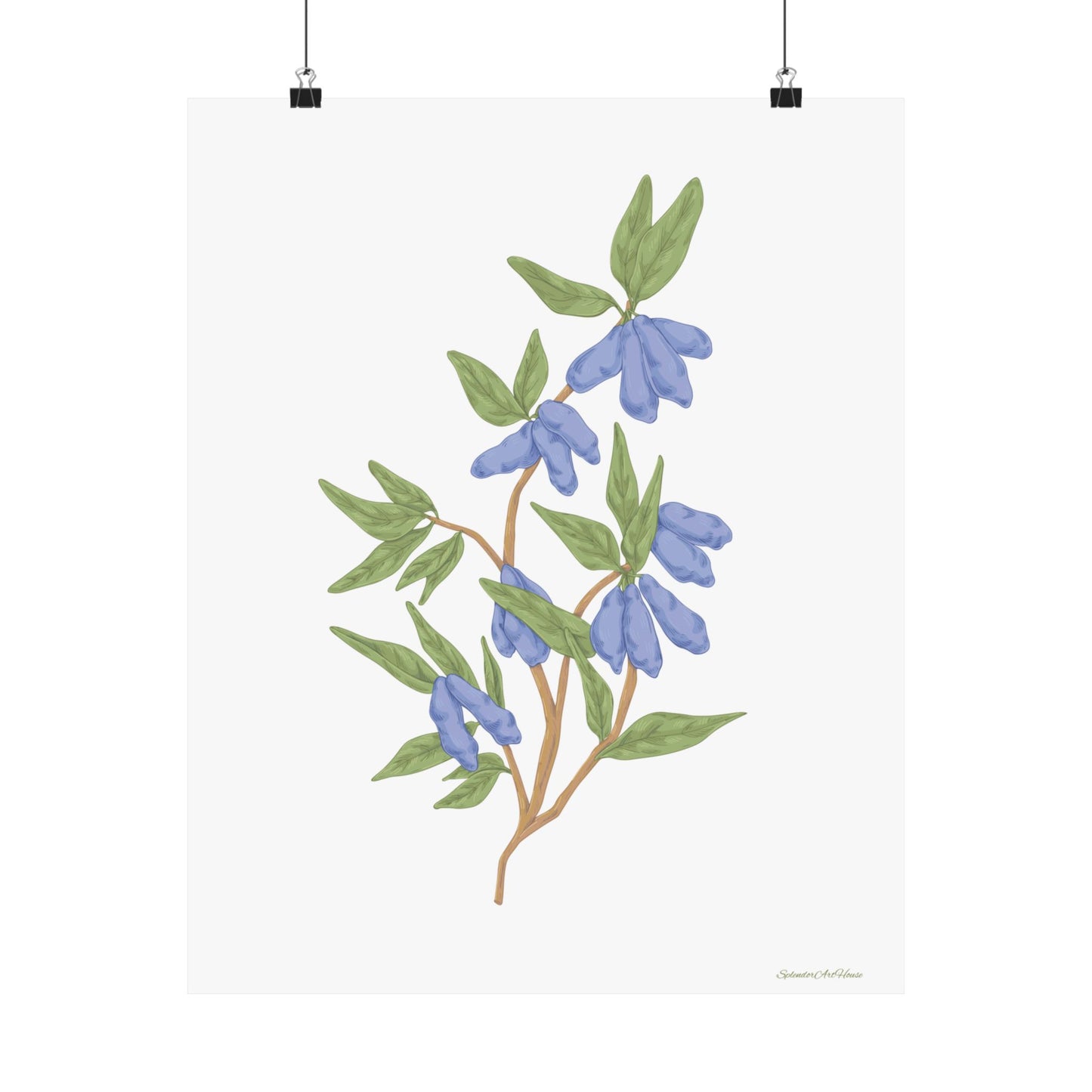 Floral, Matte Vertical Poster