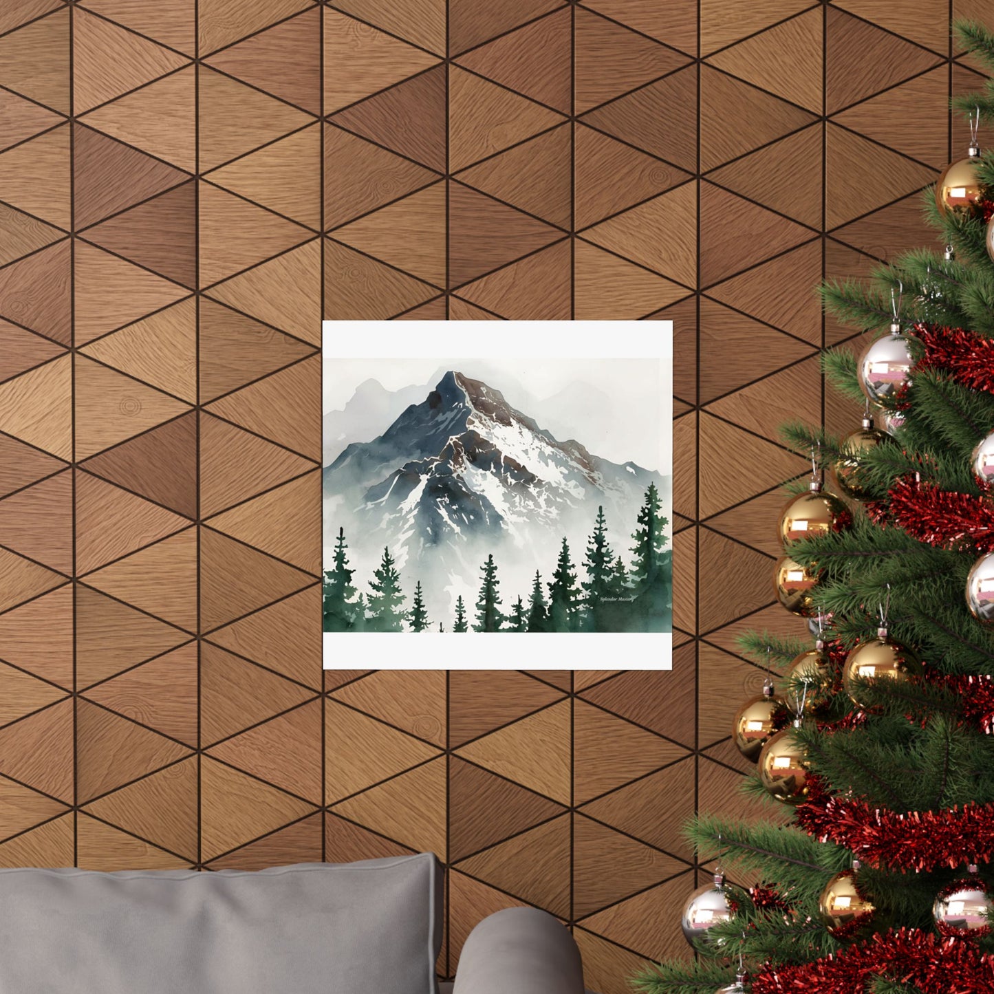 Mountain, Matte Horizontal Poster