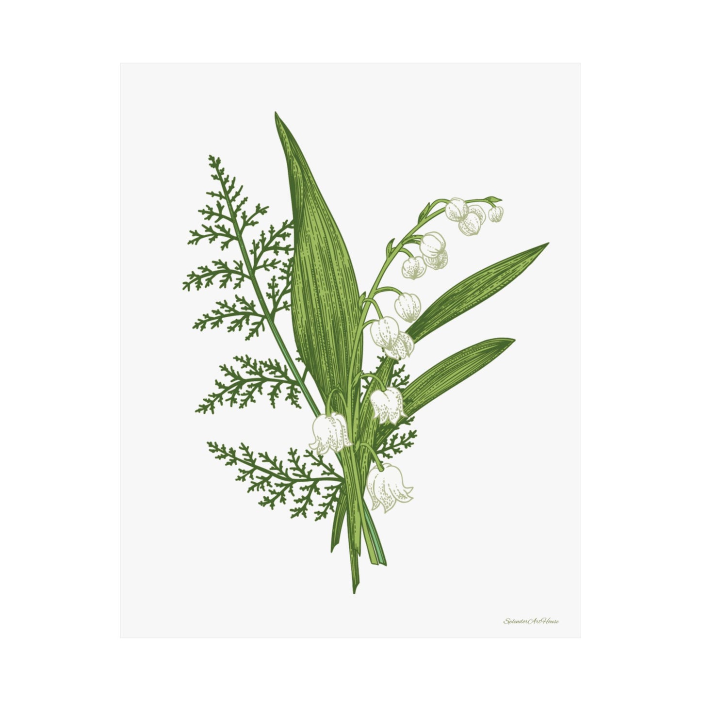 Floral, Matte Vertical Poster