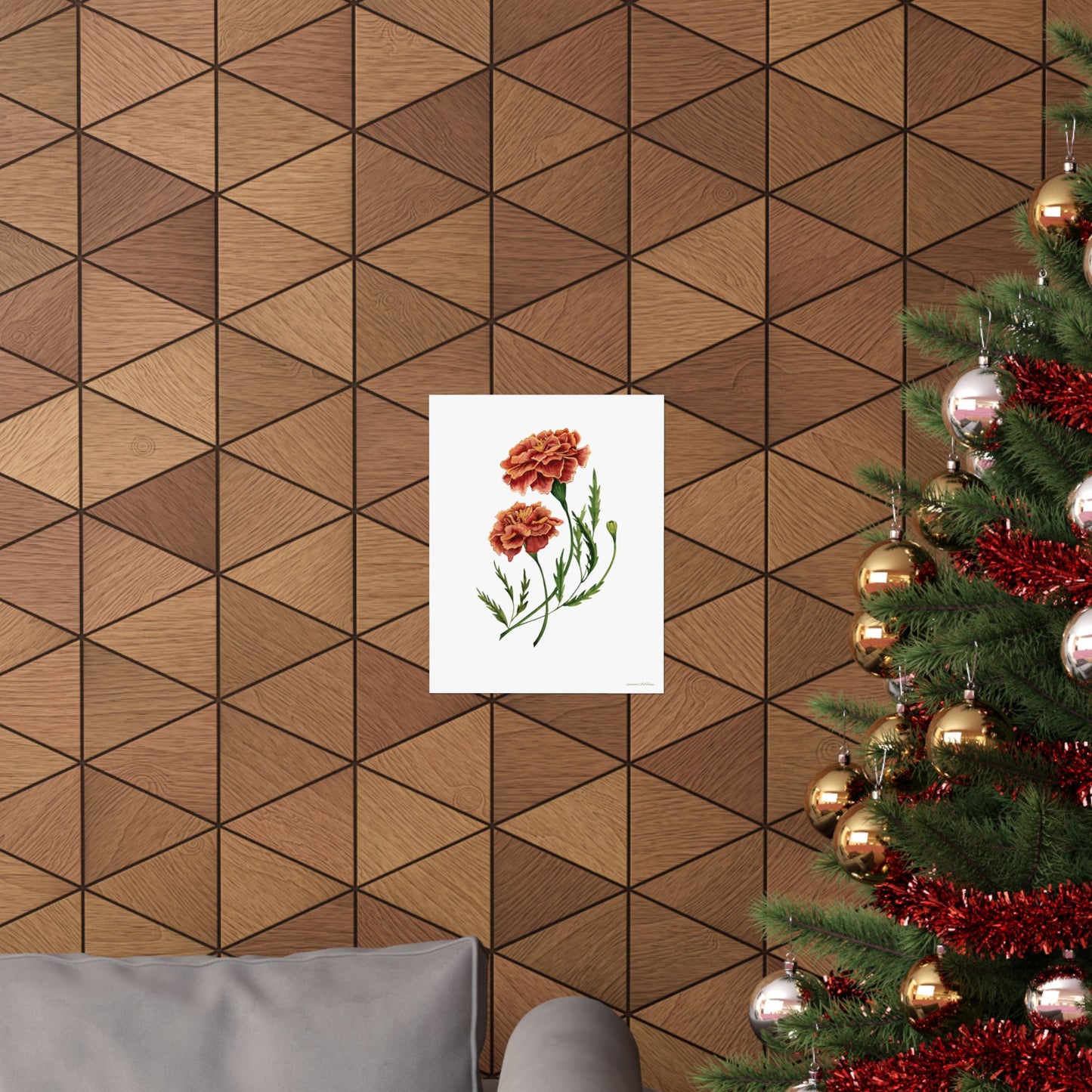Floral, Matte Vertical Poster