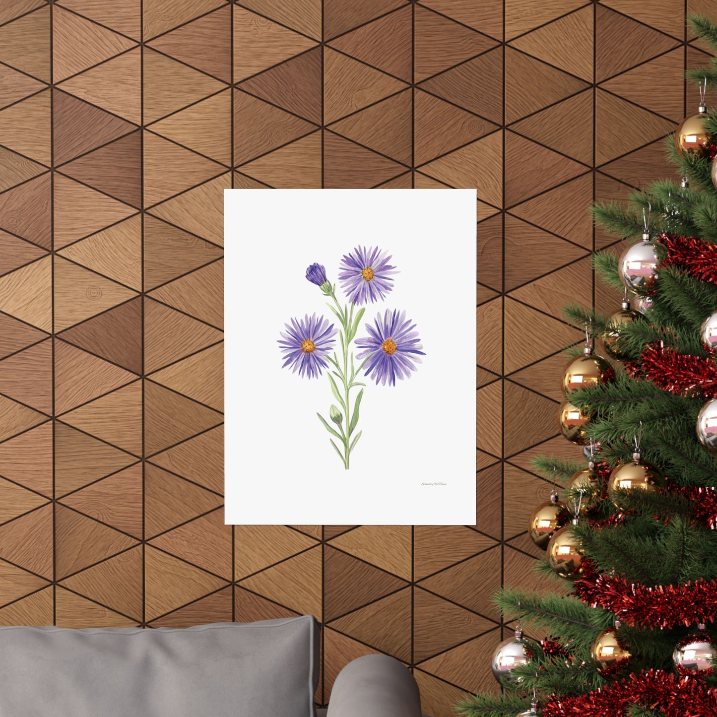 Floral, Matte Vertical Poster