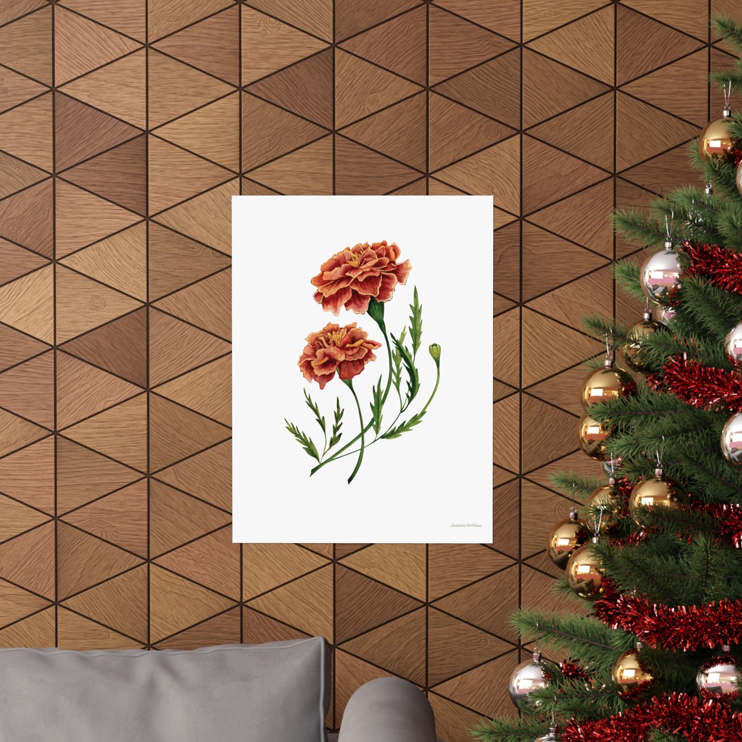 Floral, Matte Vertical Poster