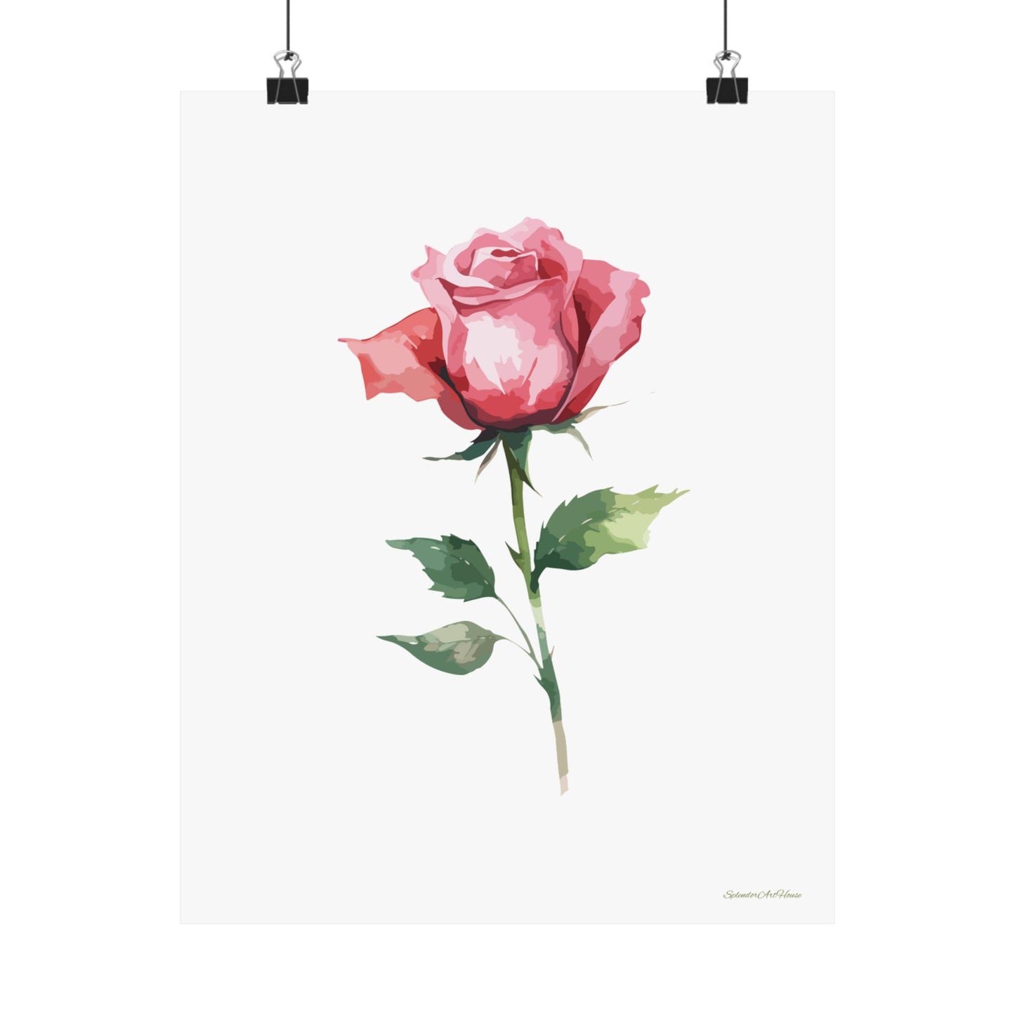 Floral, Matte Vertical Poster