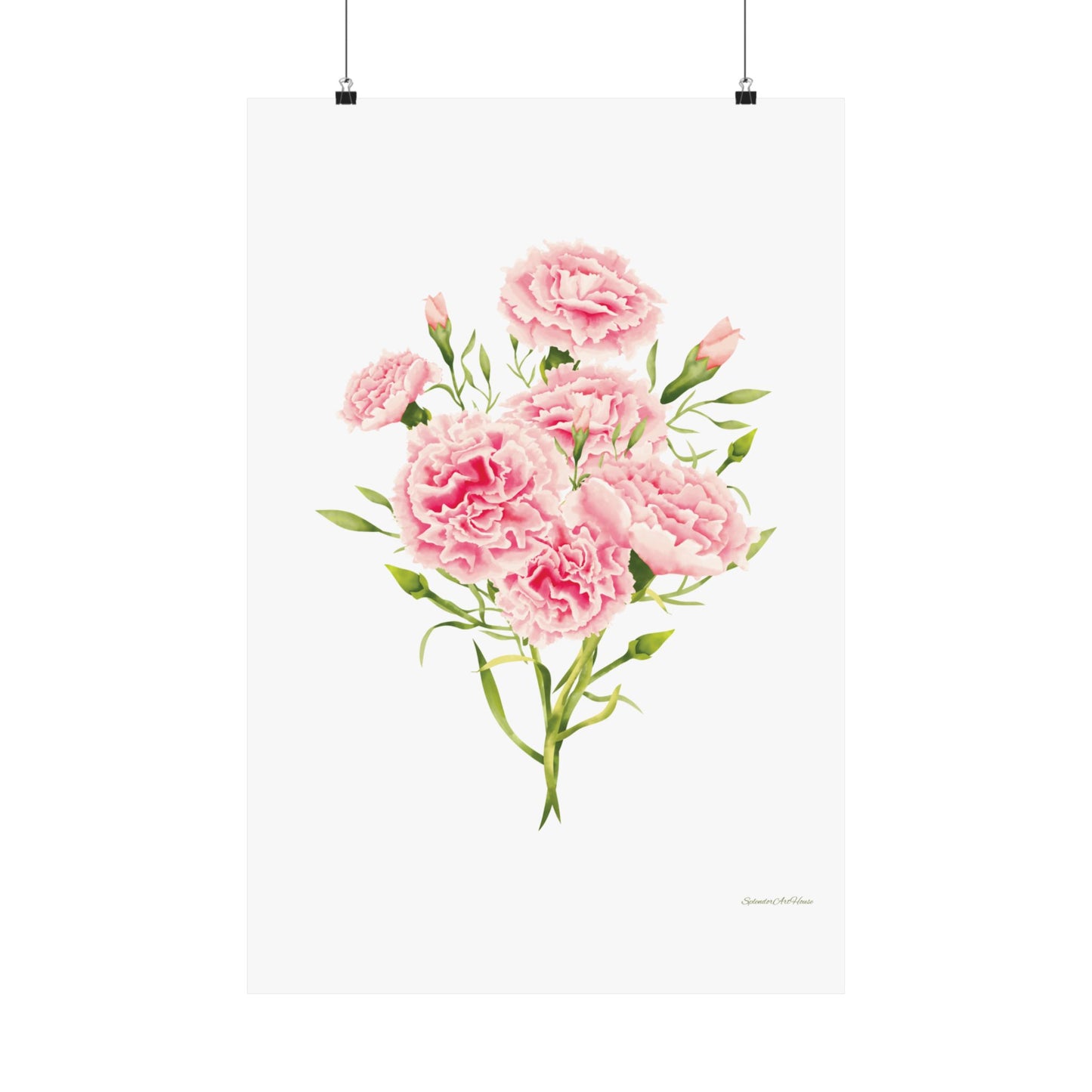 Floral, Matte Vertical Poster