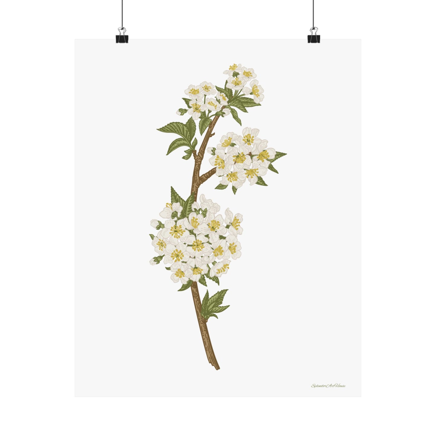 Floral, Matte Vertical Poster