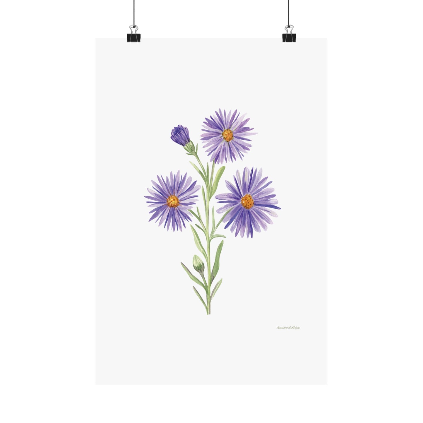 Floral, Matte Vertical Poster