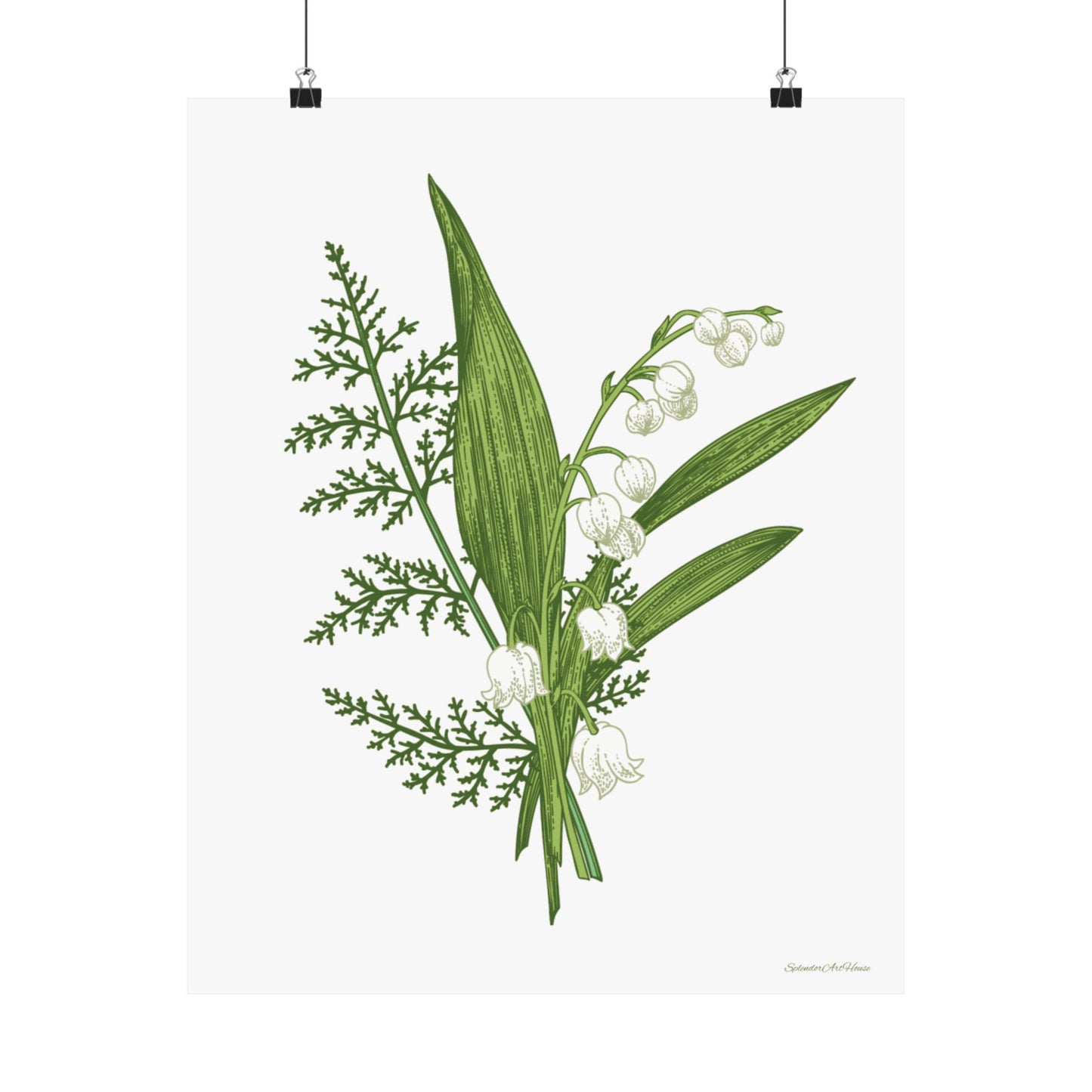 Floral, Matte Vertical Poster