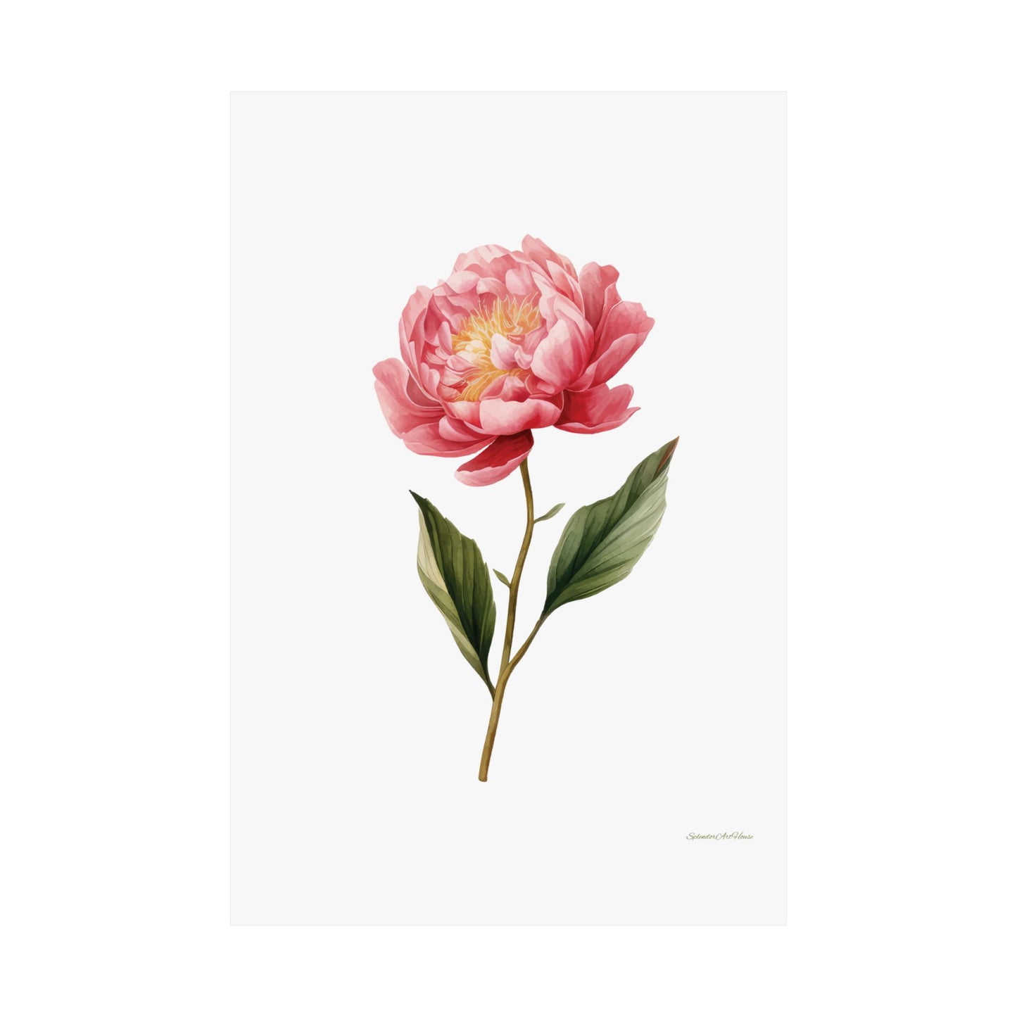 Floral, Matte Vertical Poster